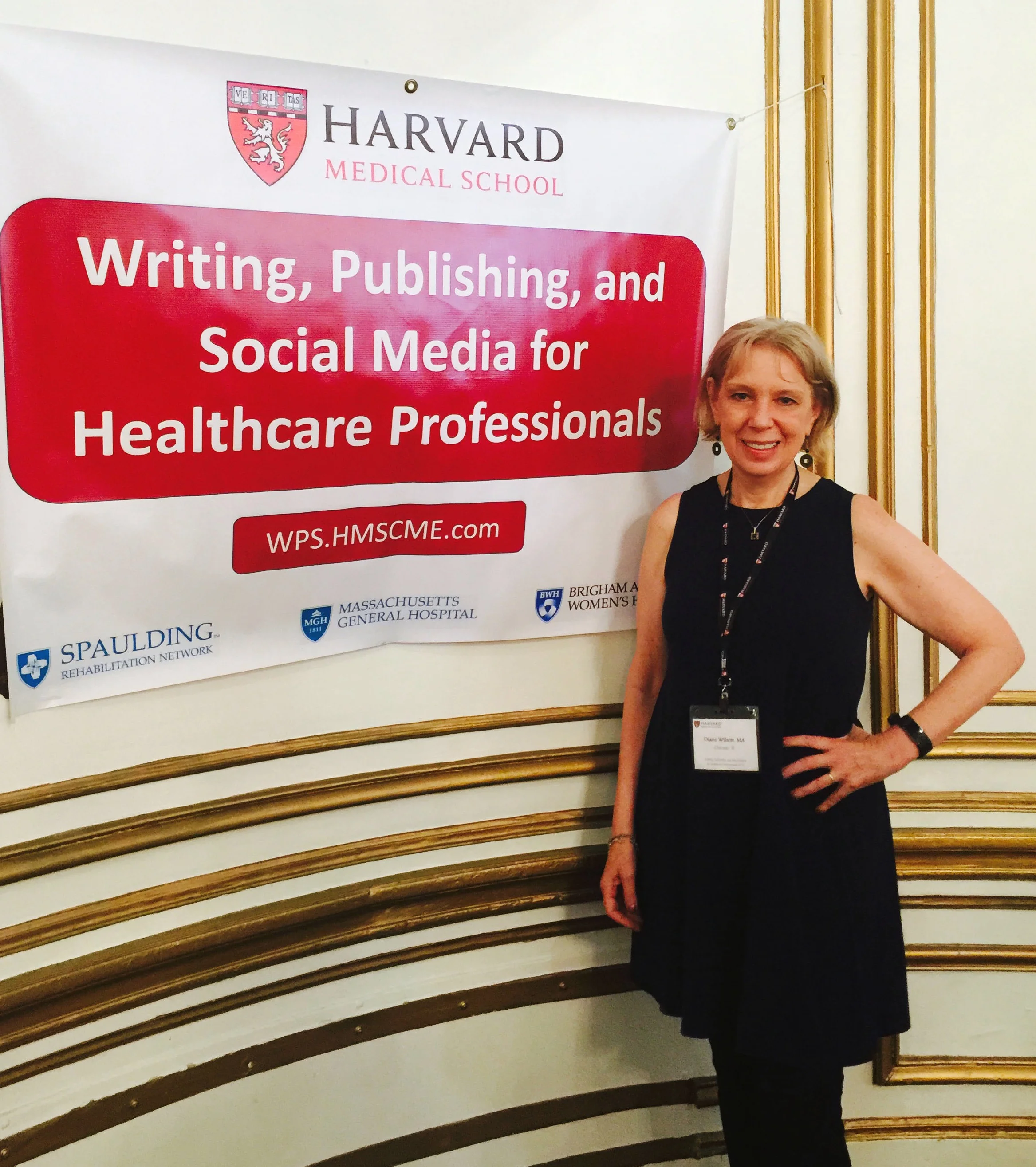 Diane attended a course on Writing, Publishing, and Social Media for Healthcare Professionals at Harvard University in June 2019.