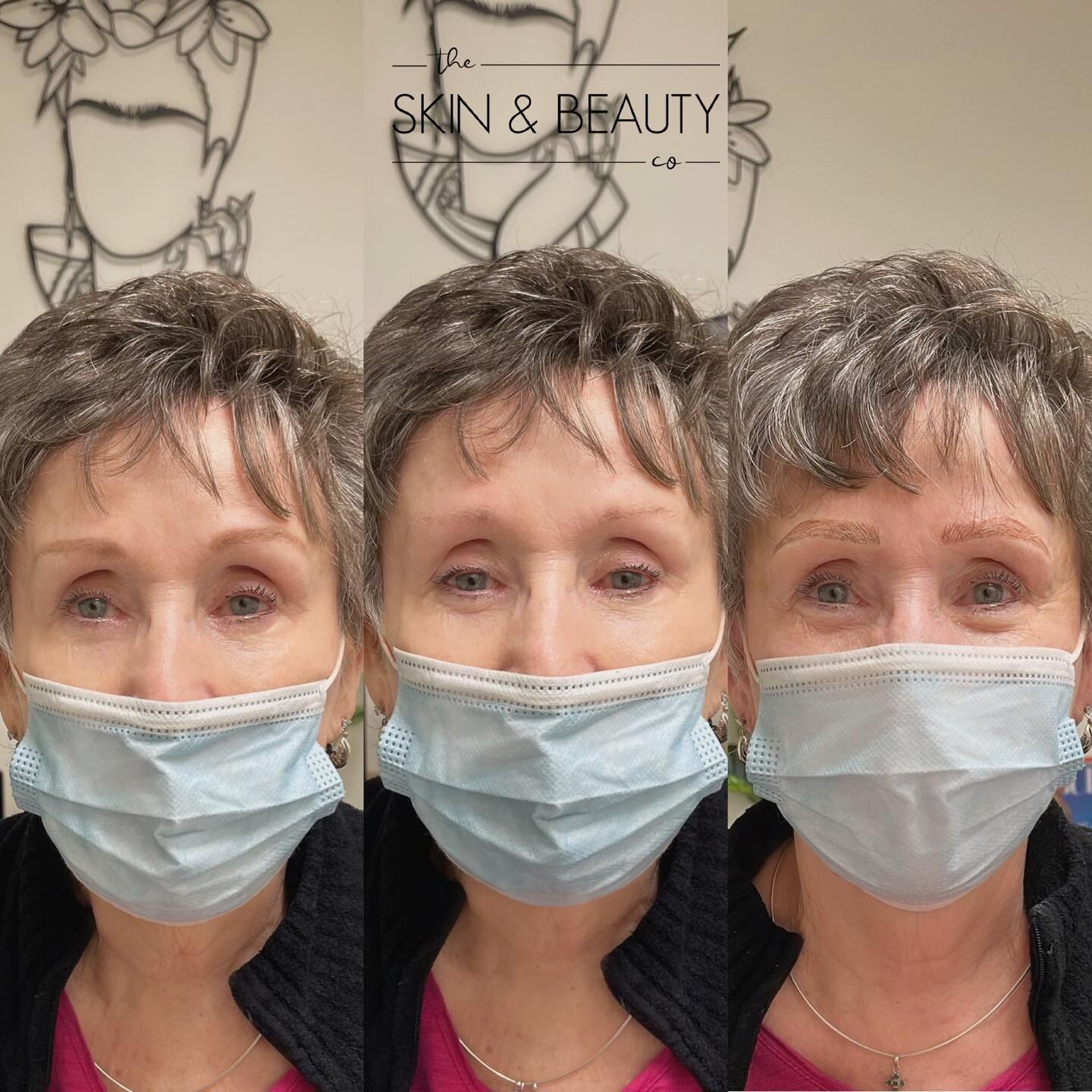Beauty and THE BROWS 😍
&bull;
&bull;
&bull;
&bull;

#arizonamicroblading #arizonamicroblader  #combobrows #ombrebrows #ombrepowderbrows #waxing #eyebrowwaxing #lashes #makeupartistry #microblading #waxingeyebrows #brows  #azmicroblading #azpmuartist
