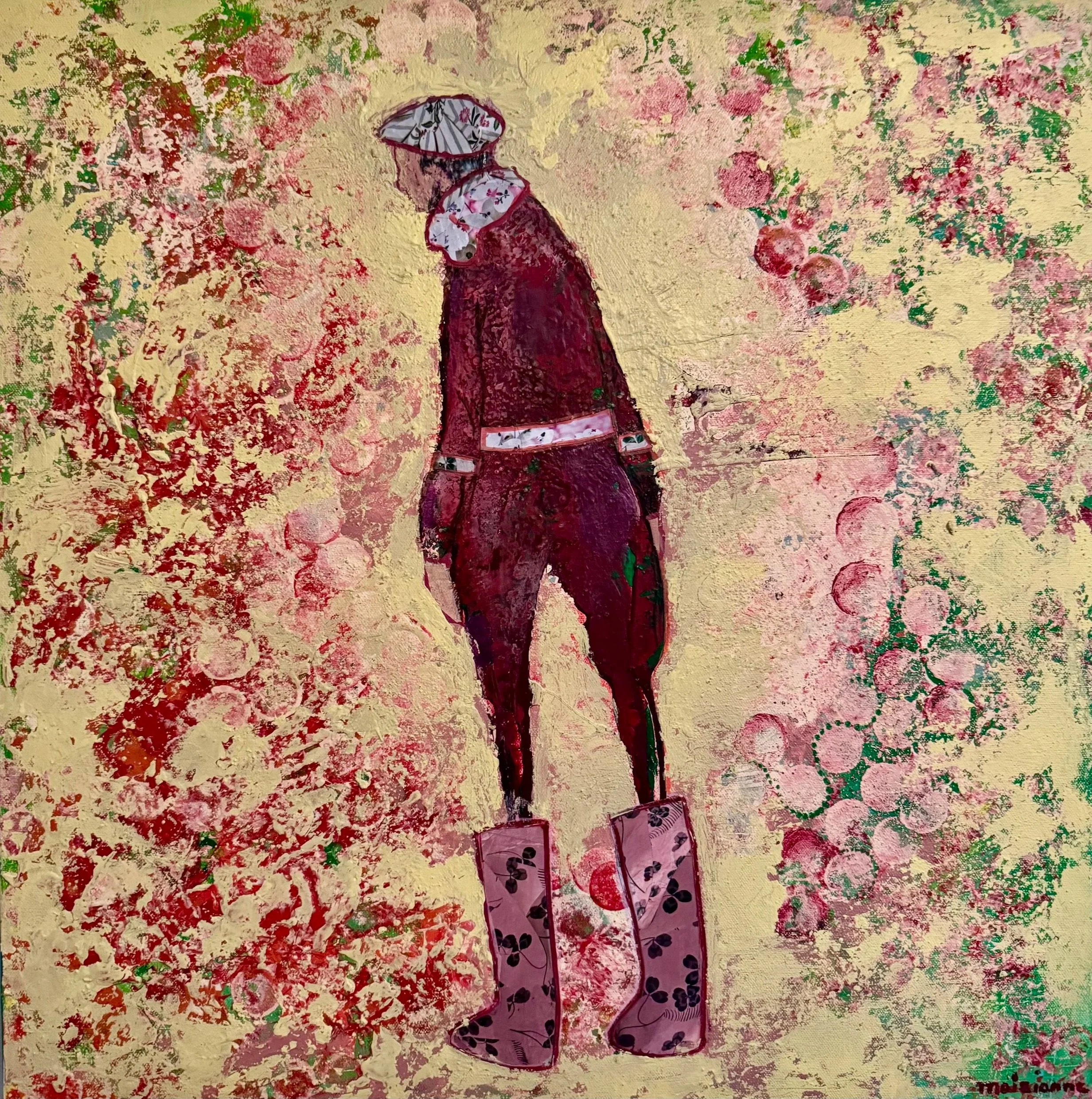 The gardener's thoughts 24 x 24 x 1.5