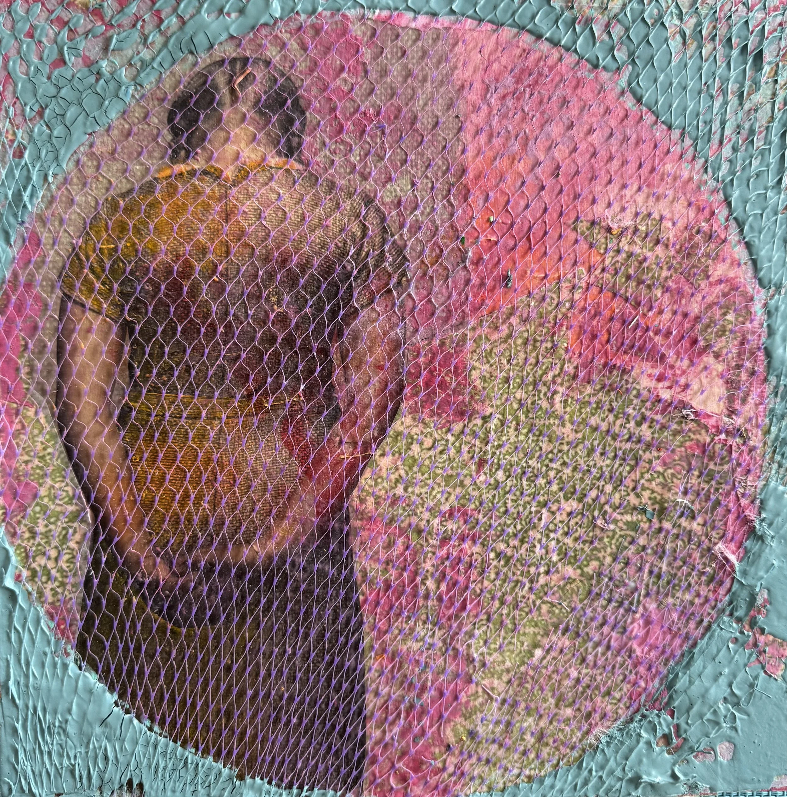 "Inside the Bubble" - 10x10x1 (on wood)