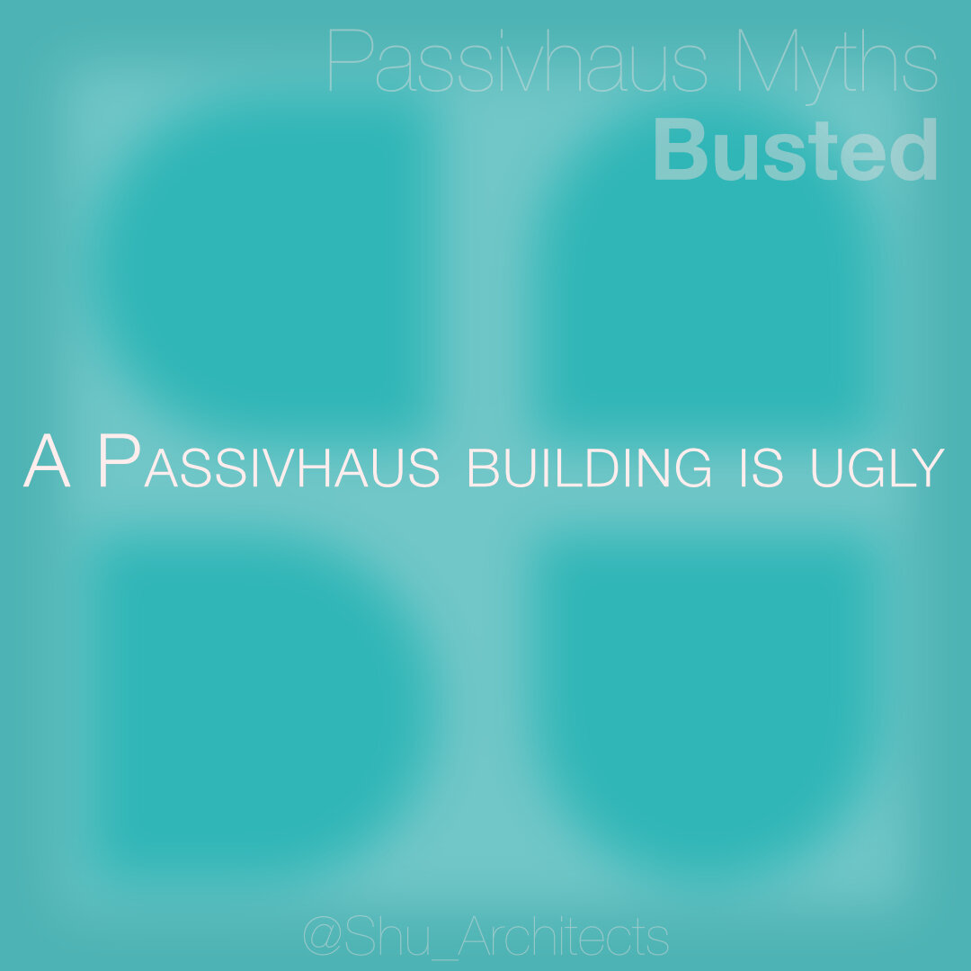 P A S S I V H A U S  M Y T H S  B U S T E D

 A building meeting Passivhaus standards is ugly

Well beauty is subjective... but we disagree

The goal of a Passivhaus is to reduce energy usage, one way this is done is by minimising fabric heat loss. T