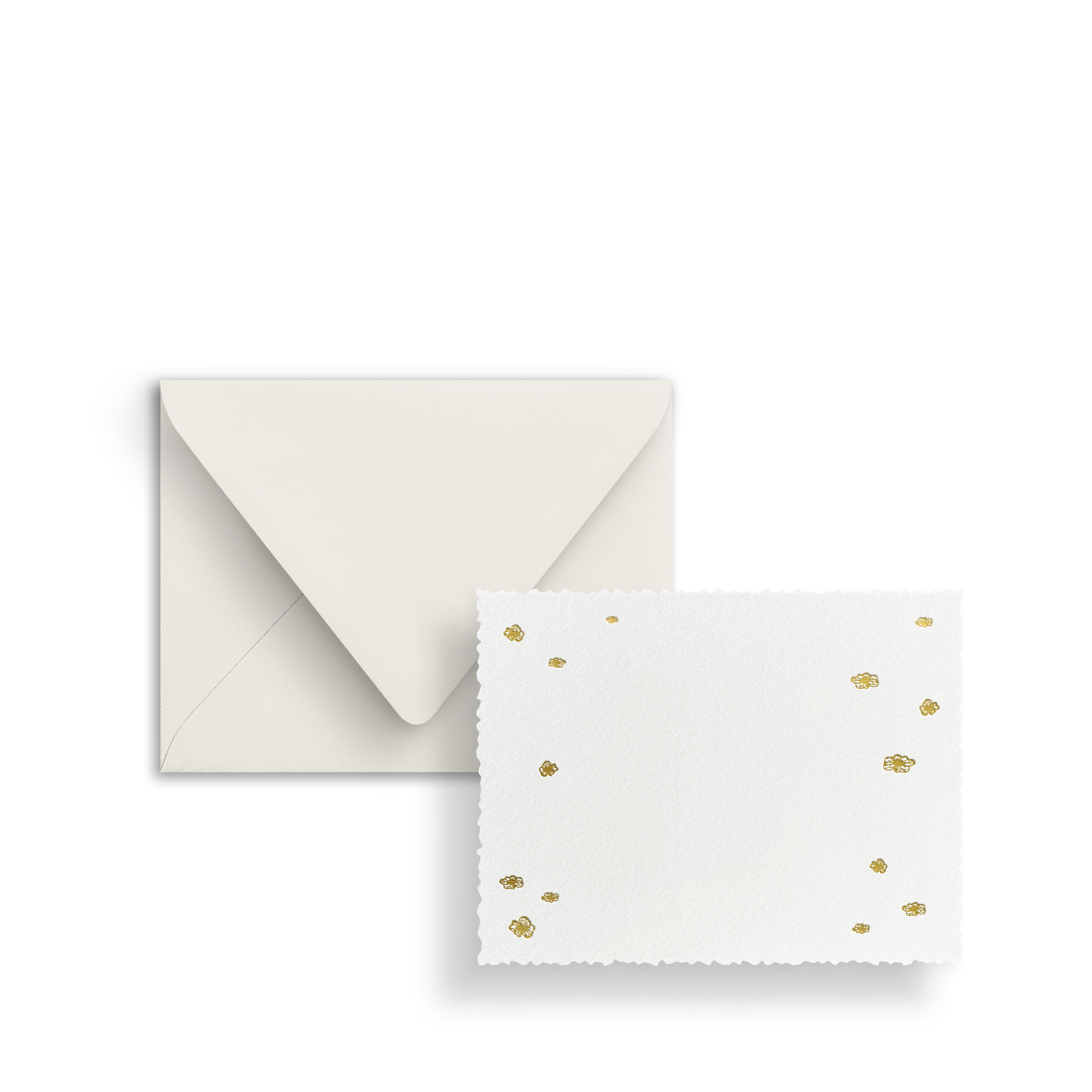 Floral Confetti Note Cards