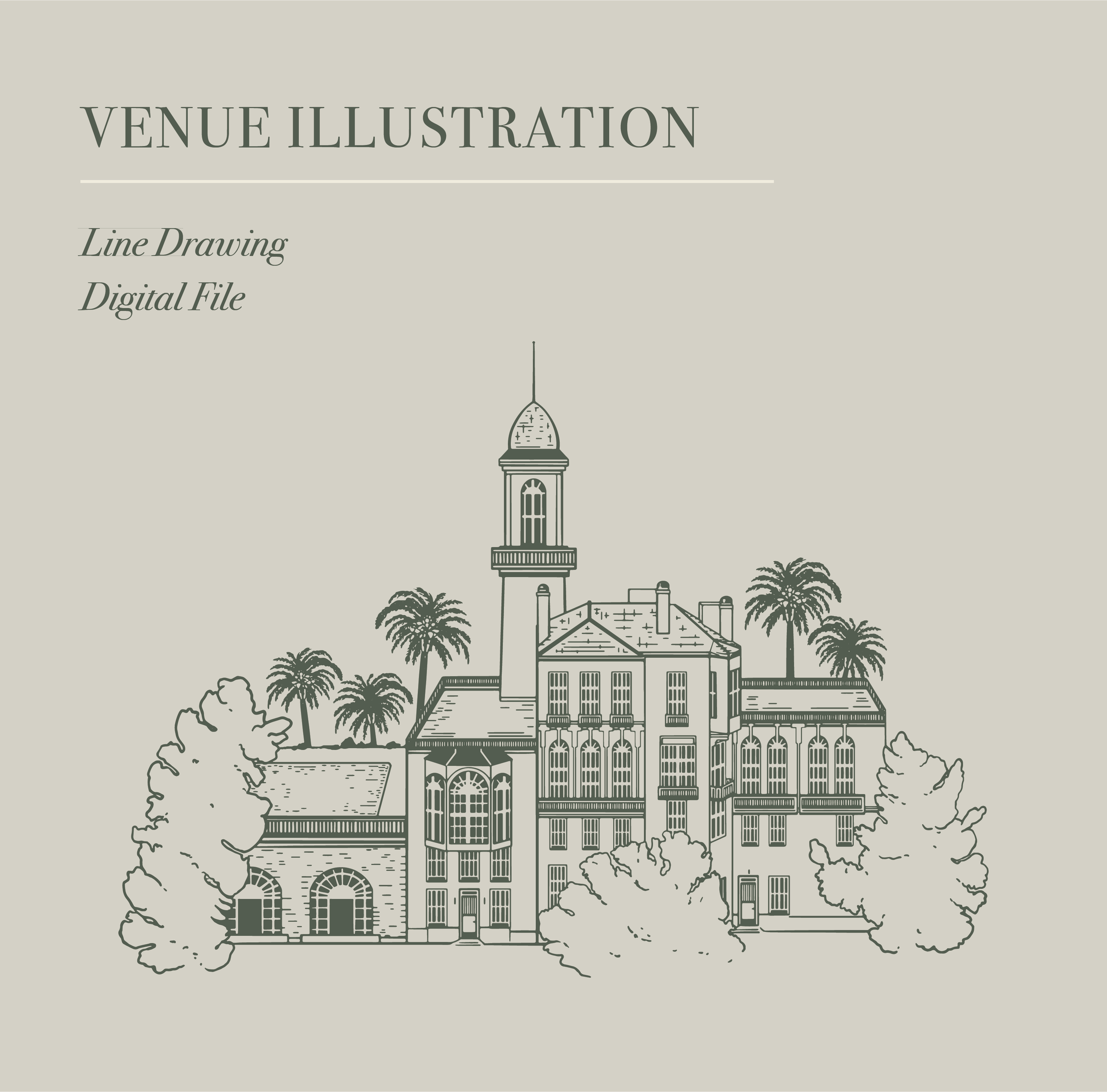 Custom Venue Illustration Service