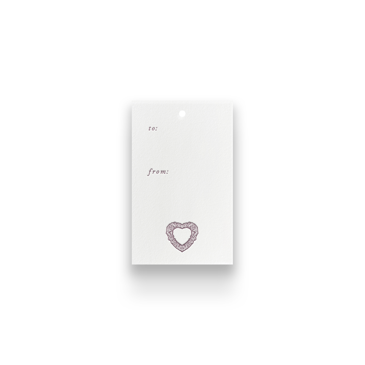 Heirloom Heart Gift Tags