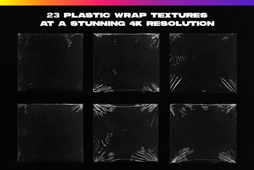 4k Plastic Wrap Textures Volume 2 Nickjaykdesign