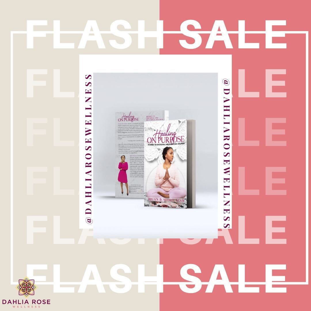 🚨 FLASH SALE ALERT 🚨 

In honor of #womenshistorymonth and #internationalwomensday we have decided to offer our #traumadisruptor of a CEO, @iamdjuanshort book, &quot;Healing on Purpose: Journey to Emotional and Relational Wellness for just $22. 

T
