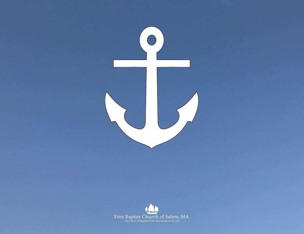 What do you think of when you see an anchor?

Strength. Stability. Certainty. Safety. Peace.

These are words that perhaps come to mind. And this is what all of us long for in life, not just out on the water.

Now picture an anchor in the midst of th