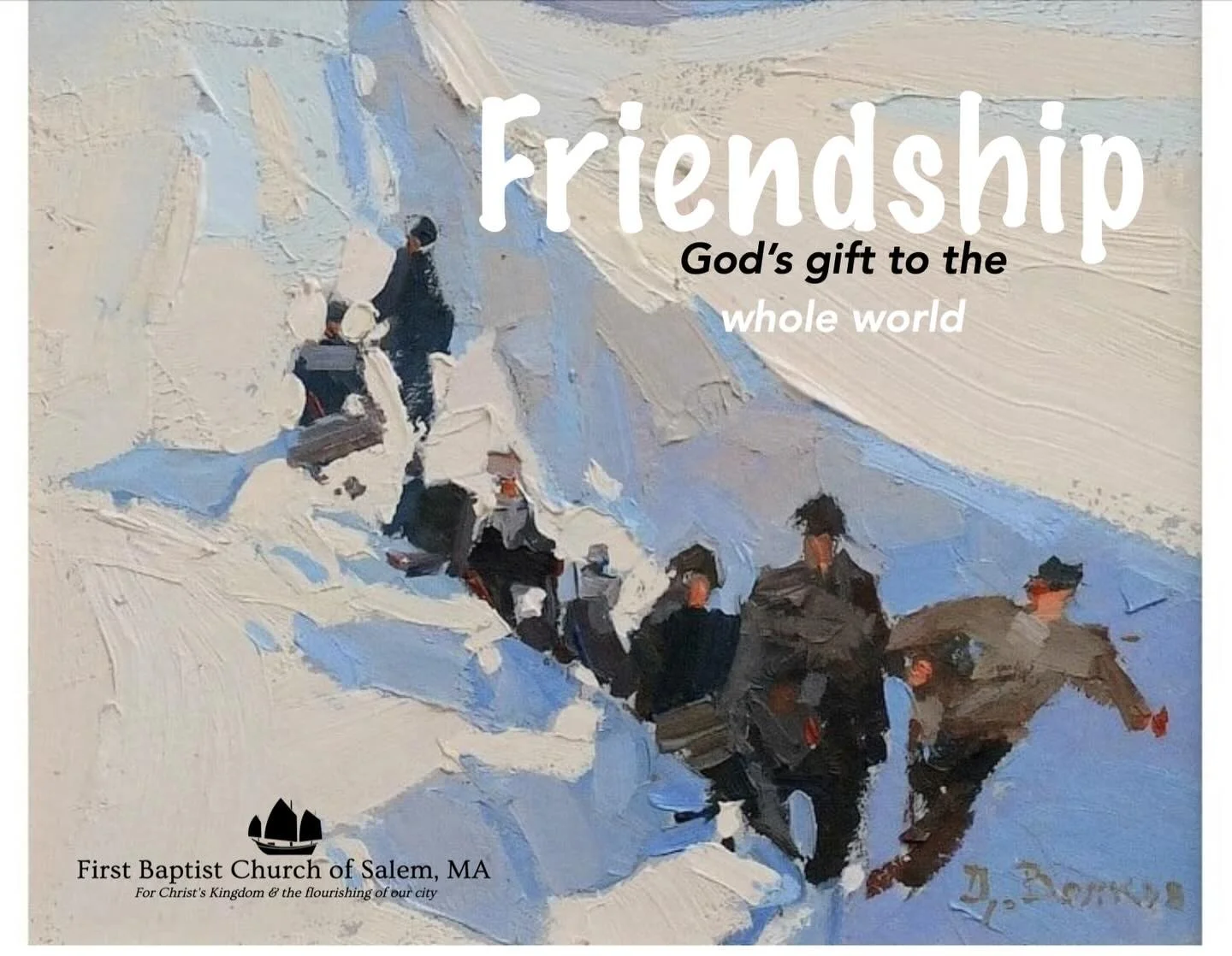 &ldquo;If friendship were to disappear from this world, then the world would, without a doubt, come to an end.&rdquo; - Matteo Ricci 

For the next 6 weeks we&rsquo;re going to learn together about one of God&rsquo;s greatest gifts to the world: frie
