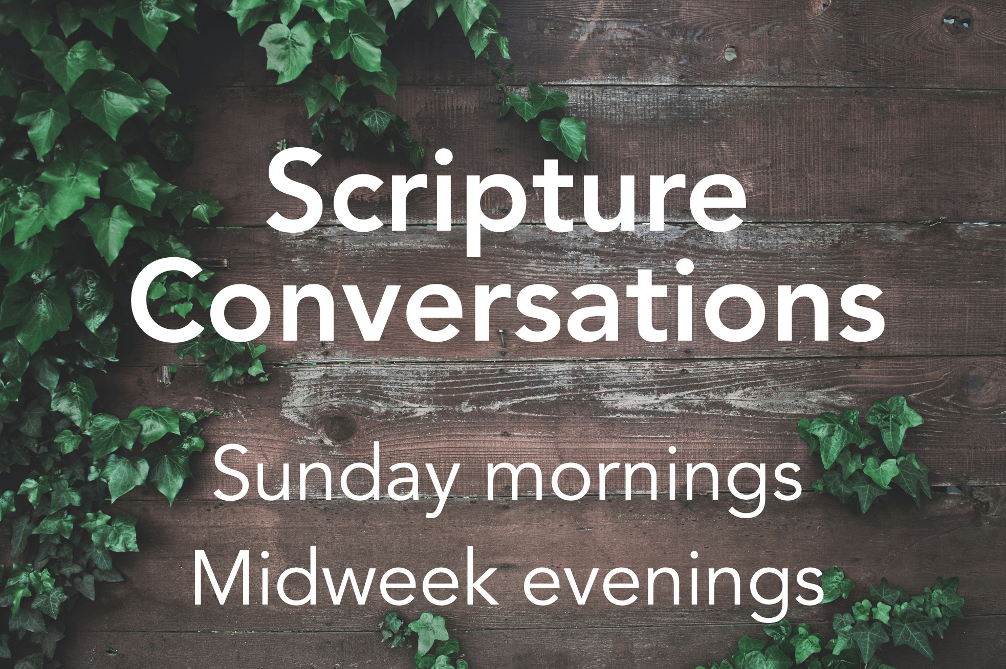 Scripture Conversations