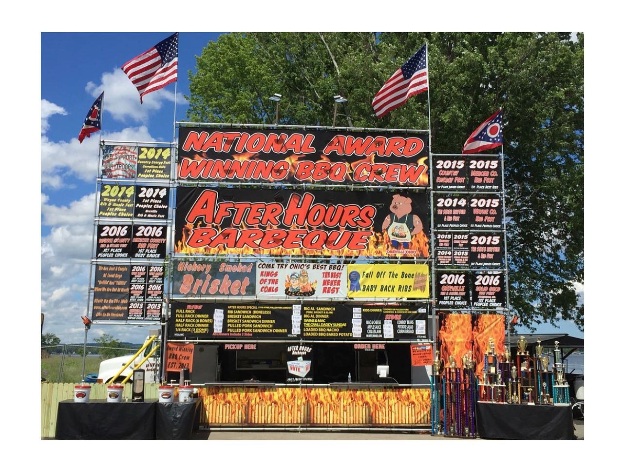 Returning to defend their 35th Annual Rib Burnoff People&rsquo;s Choice title for Best Sauce is @after_hours_bbq !  Be sure to stop by &amp; see what had all of last year&rsquo;s attendees raving!