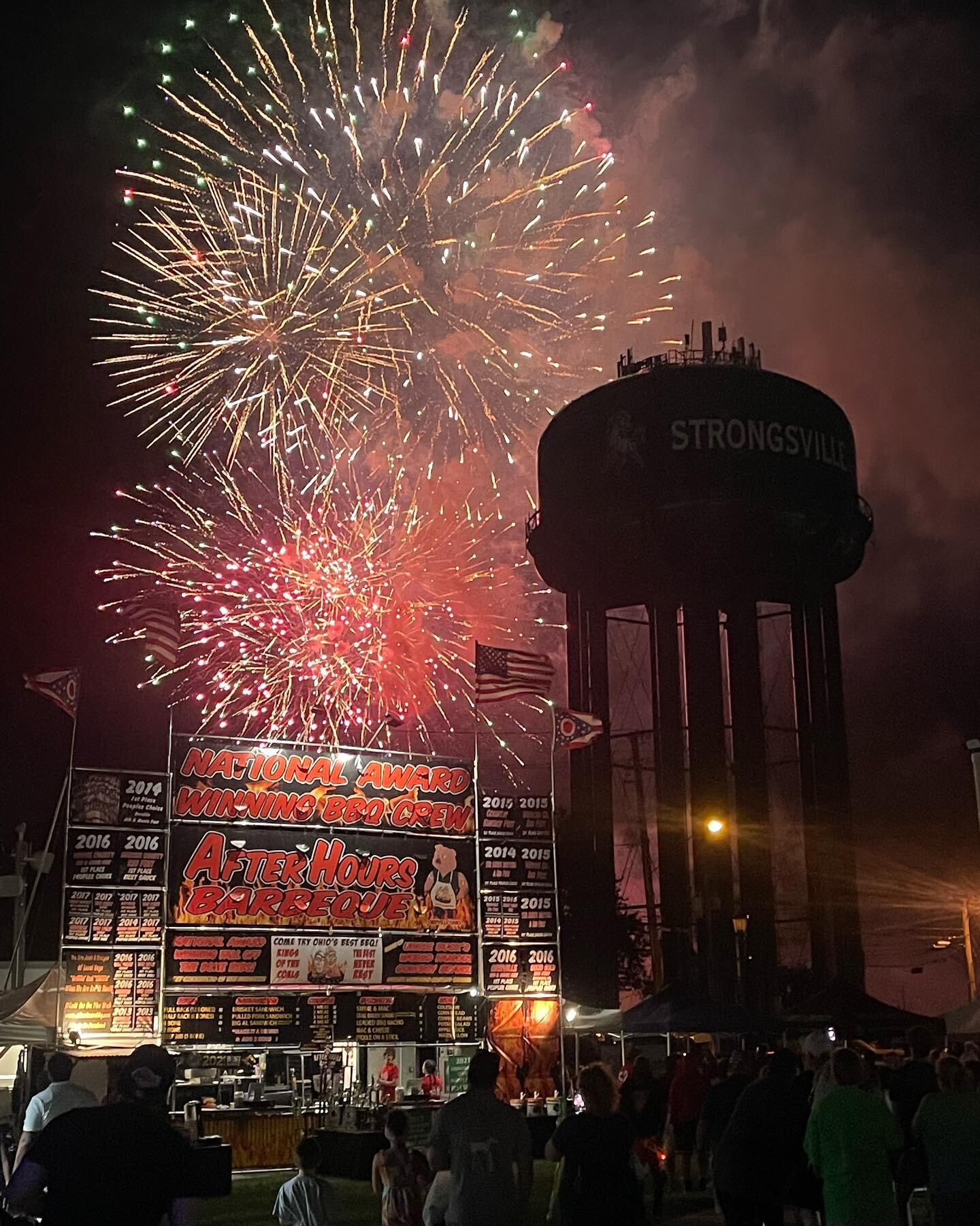 What A Night!  Thanks to everyone who joined us for an incredible Friday night at our 36th Annual Rib Burnoff!  We couldn&rsquo;t have done it without all of our volunteers and our friends @strongsvillepd @the_spazmatics !