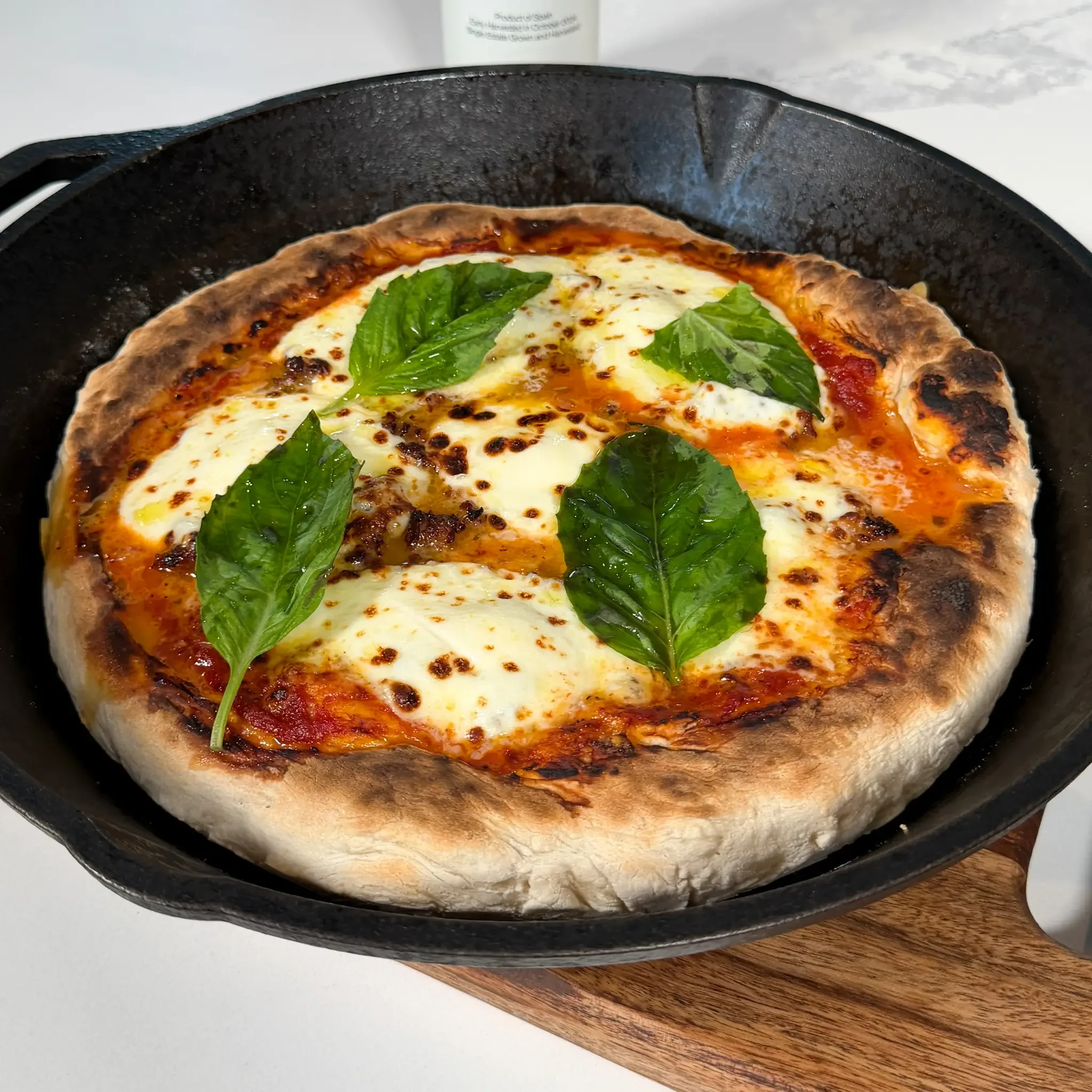 Wood-Fired Style Sourdough Pizza with Fresh Mozzarella &amp; Sausage