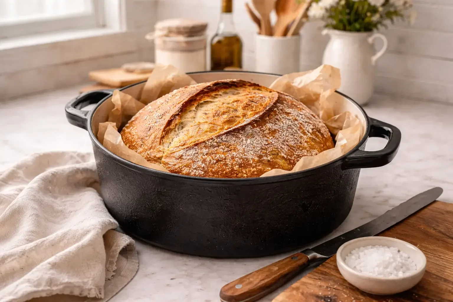 How to Make Your First Sourdough Loaf (A Simple, Step-by-Step Guide That Actually Works)