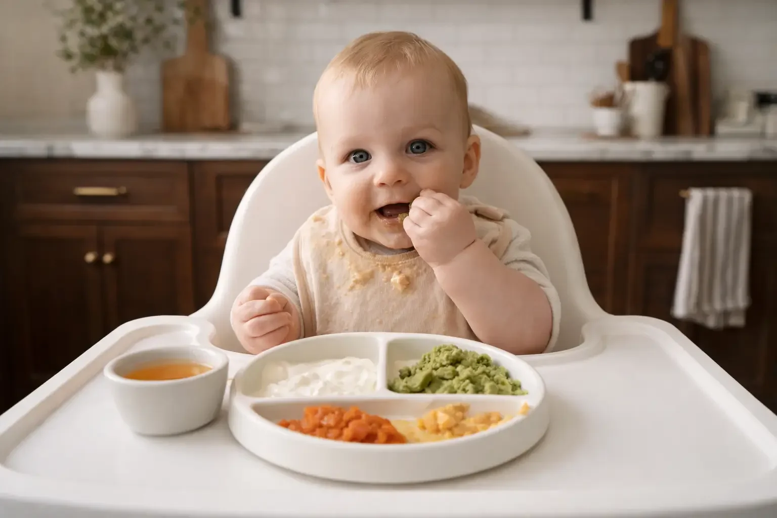 What We Feed Our 7 Month Old in a Week (Simple, Real Food Meal Plan)