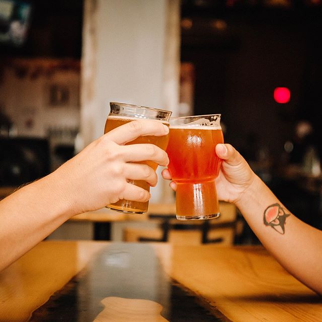 Cheers, we made it to Friday! We have food in the taproom today &amp; tomorrow by @kumacatering so you know it&rsquo;s going to be a good weekend! #cheers @pokey_adri  #taproom #craftbeer #locallyowned #locallymade #desertbeercompany #desertbeerdeser