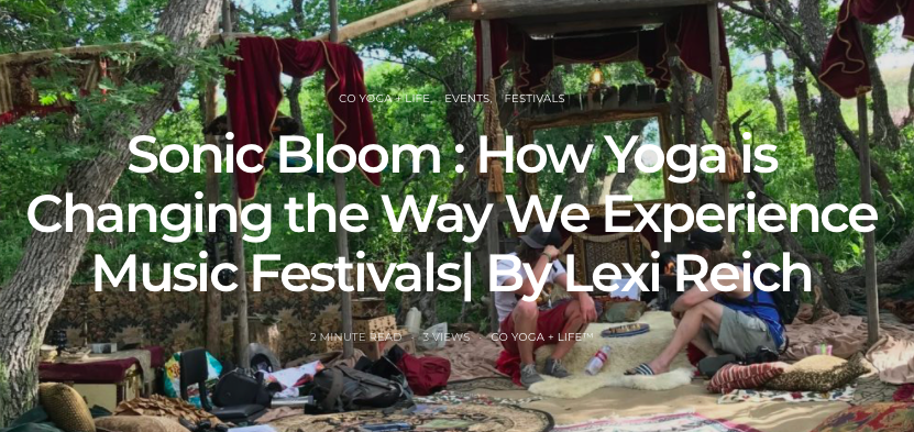 “You could dance all night, wake up slow, meander from your campsite to a workshop, and drop into a space curated for depth and release to be gently accessible, before rising up in energy again once the sun set for that day,” says Caroline Ann, who led a yin yoga class on the first day of the festival, also the Summer Solstice and International Day of Yoga.