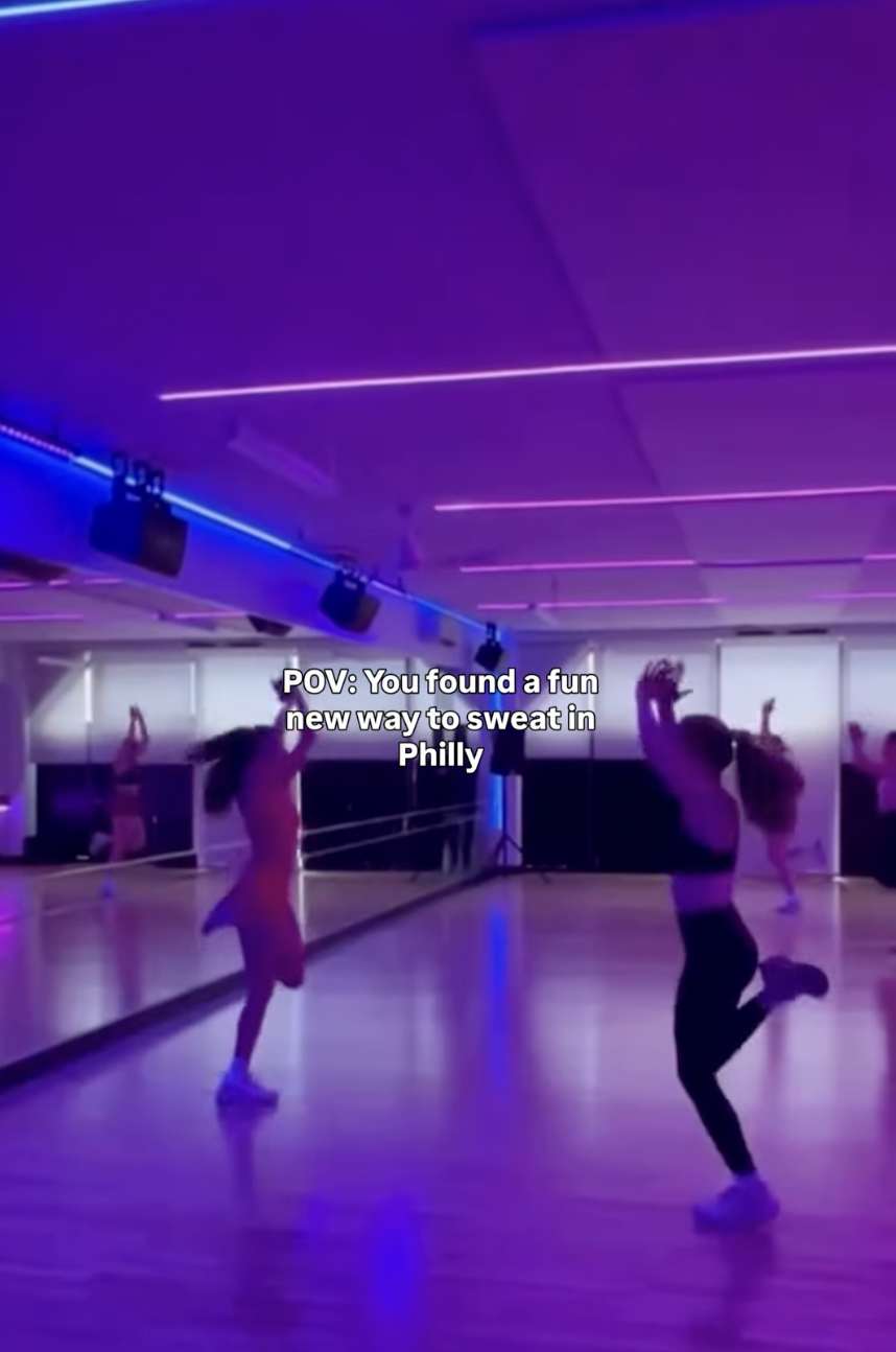  Custom LED Design and Installation for 305 Fitness Philly, a Live DJ Dance Fitness Experience, by Ali Blue using Environmental Lighting LED equipment and a Resolume Media Server  