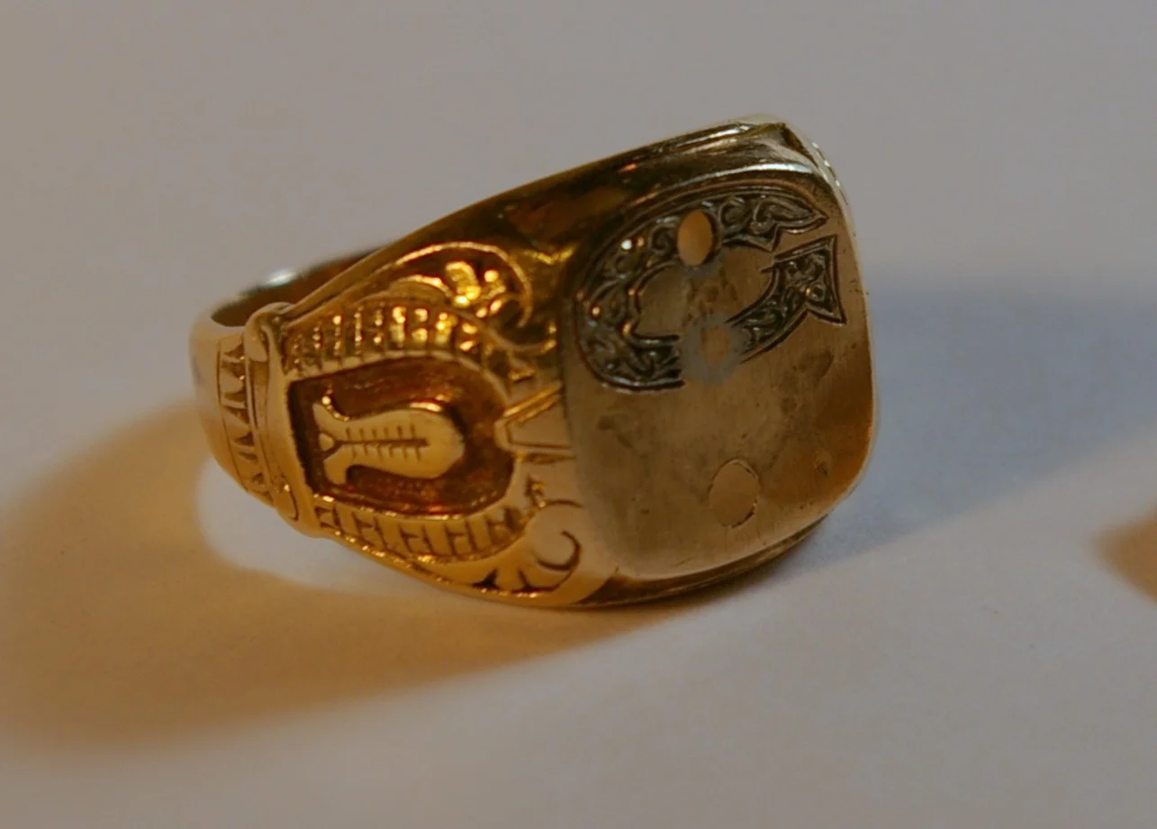 Masonic Ring before restoration