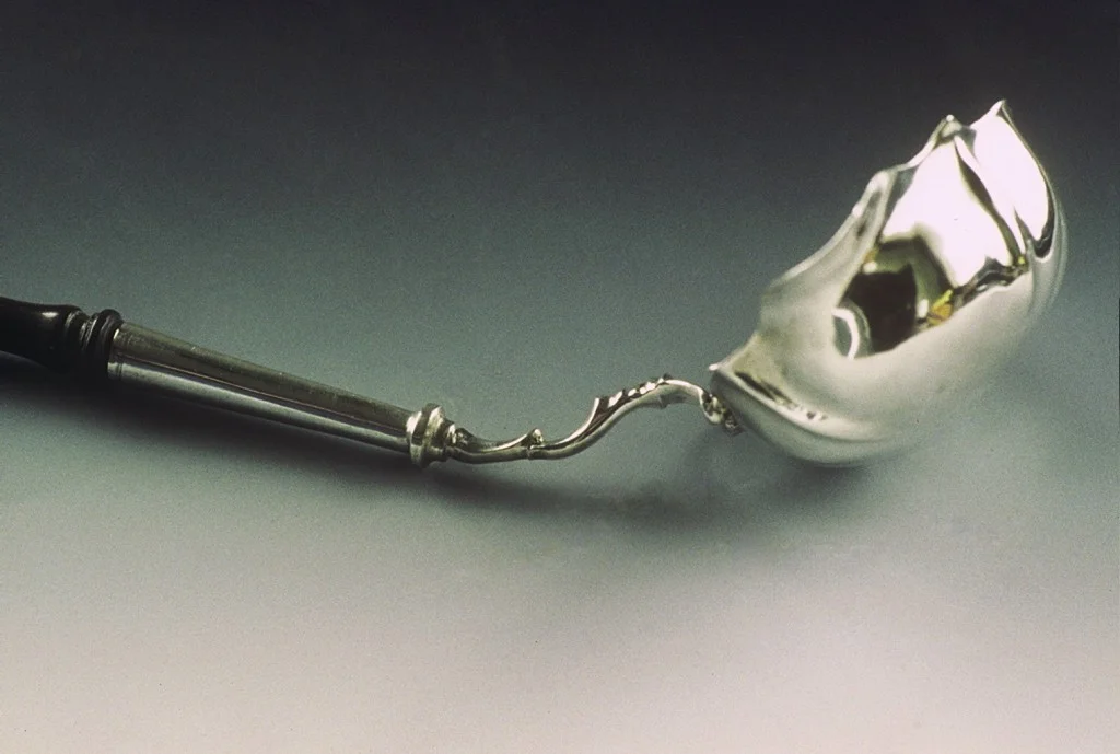 Antique ladle after restoration