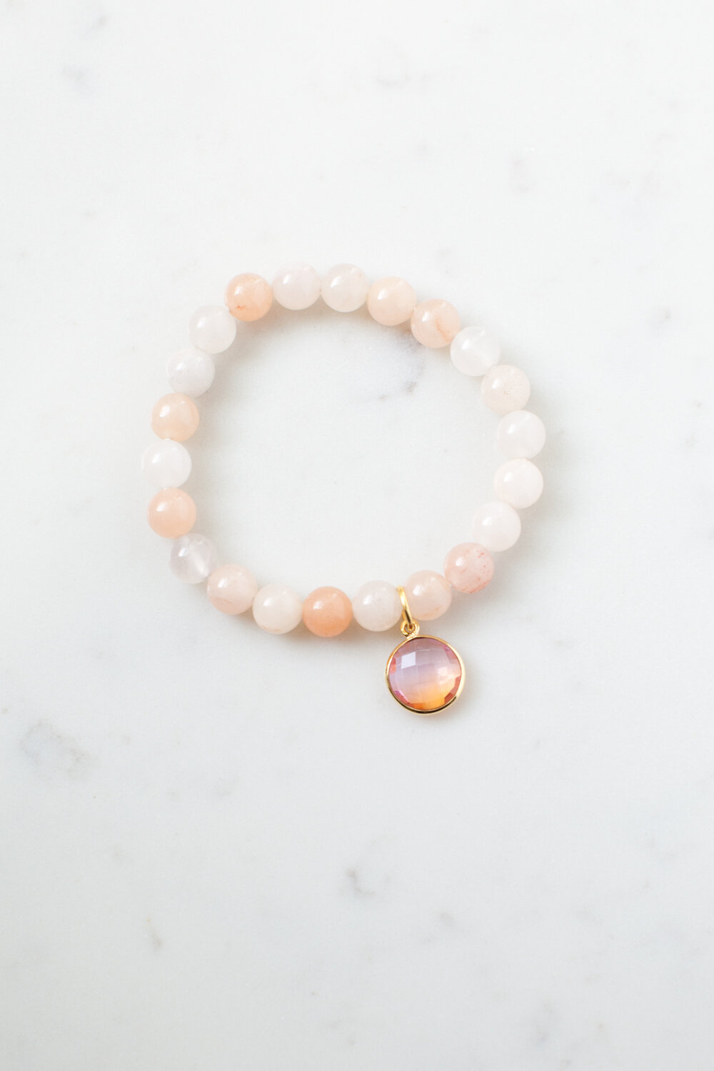 Pink Hawaiian Flower Bracelet Set — Something Jade