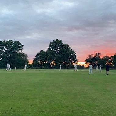 Great photo from yesterday evening T20 day/nighter as the sun was setting. #lapworth #lapworthcc #cricket #sunset #cricket_love #cricket_fever #welovecricket