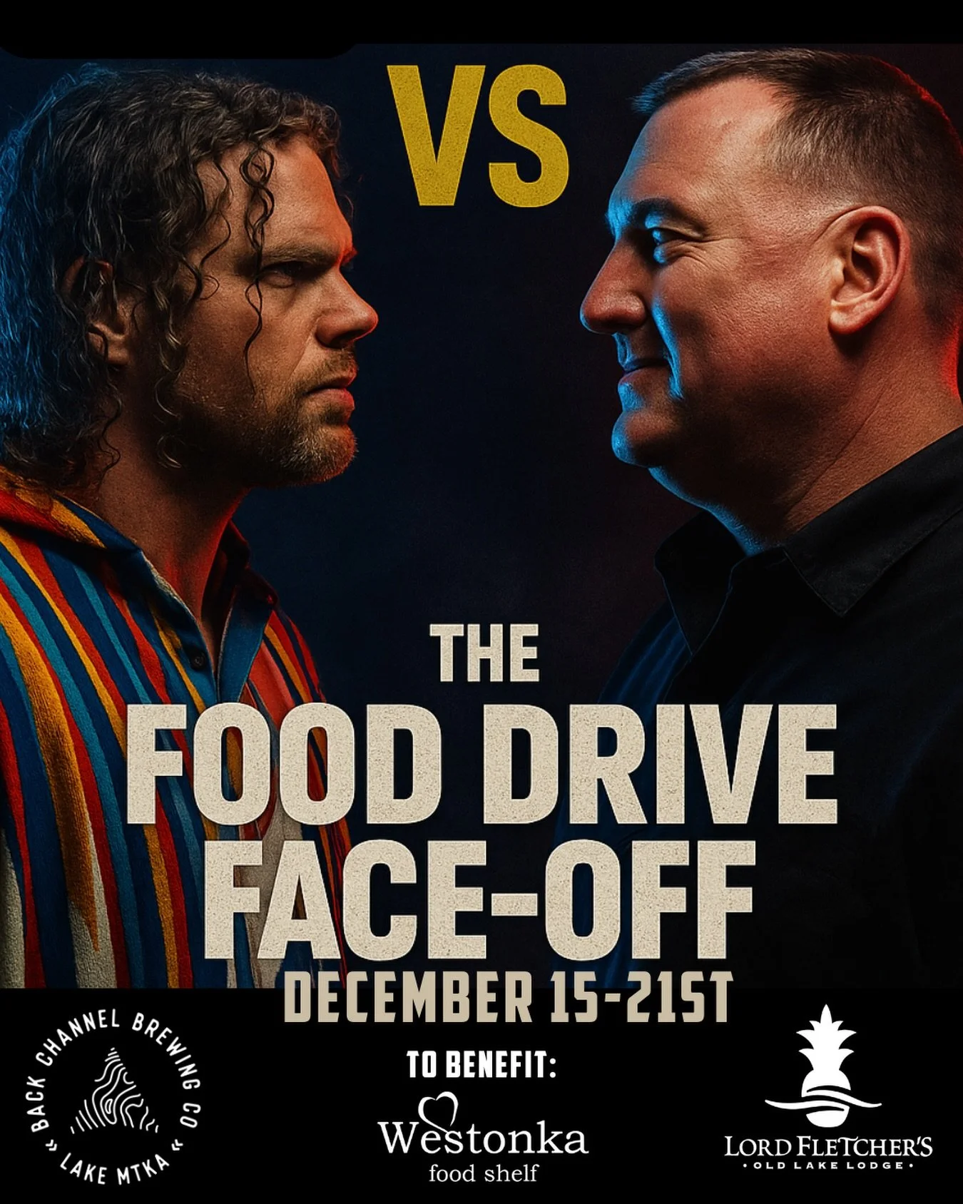 🎄🥫 It&rsquo;s ON! 🎄🥫

To add a little excitement to Jingle Bar season, Back Channel Brewing and Lord Fletcher&rsquo;s are teaming up for a friendly (and slightly chilly ❄️) competition to support the Westonka Community Food Shelf!

From Dec 15&nd