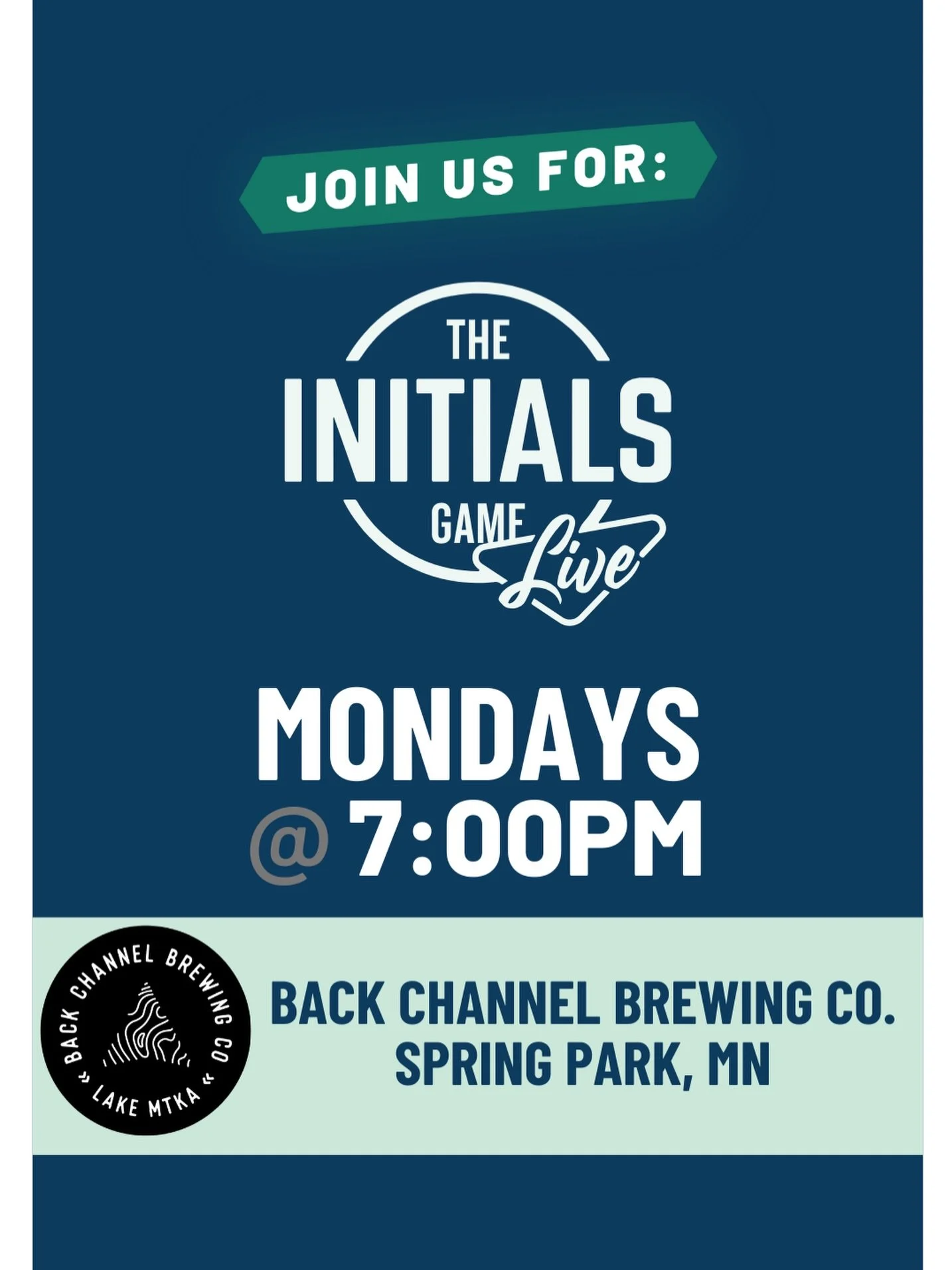 We&rsquo;re bringing in a game that&rsquo;s all the rage in Minnesota, thanks to the @powertripkfan on @kfan1003

The Initials Game!

Every Monday night at 7pm, challenge your brain along with other great minds inside our taproom for a chance to win 