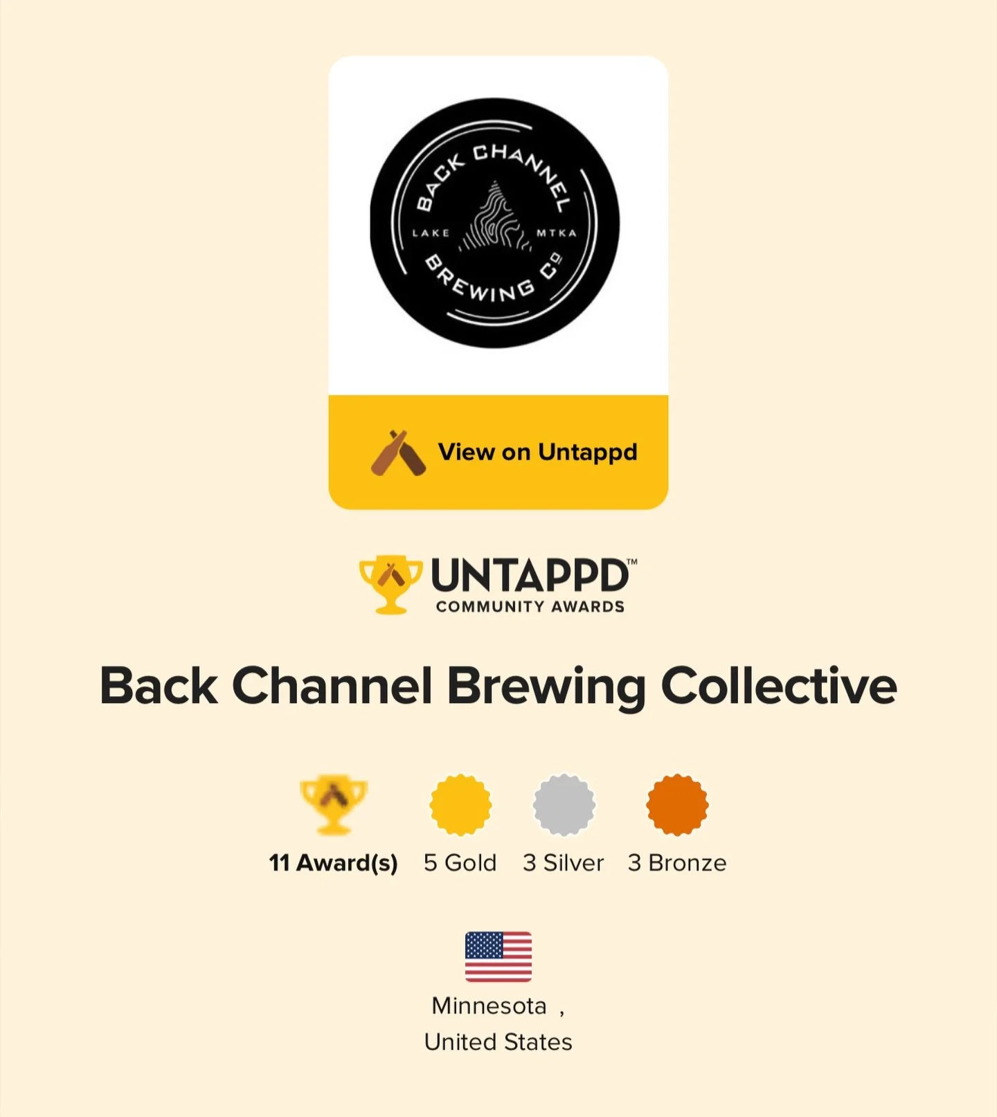 The annual @untappd awards are out and we&rsquo;re ecstatic, and grateful, for the 11 medals awarded to us. 

Thank you to everyone who checked-in our sensational suds, garnering our brewers with attention they deserve.

Three of our award winners ar