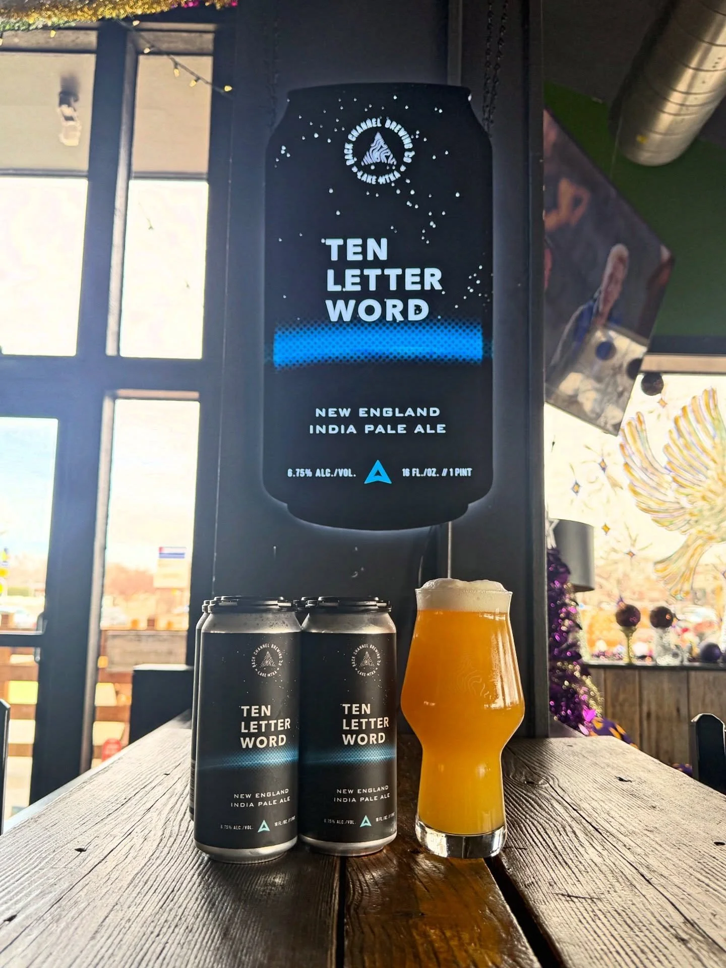 Ten Letter Word in liquid and sign form.

Ask for the liquid from a beertender.

Order a sign using the link in bio.