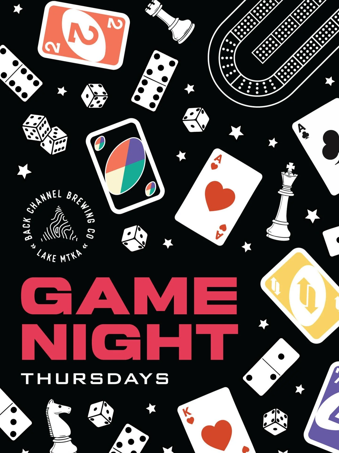 Game Night on Thursday&rsquo;s is back in action.

Bring your own fun, or grab something from our Barrel of Games near the north door (street side) of our building, and setup shop.

And if you don&rsquo;t want to play a game, watch one of the many sp