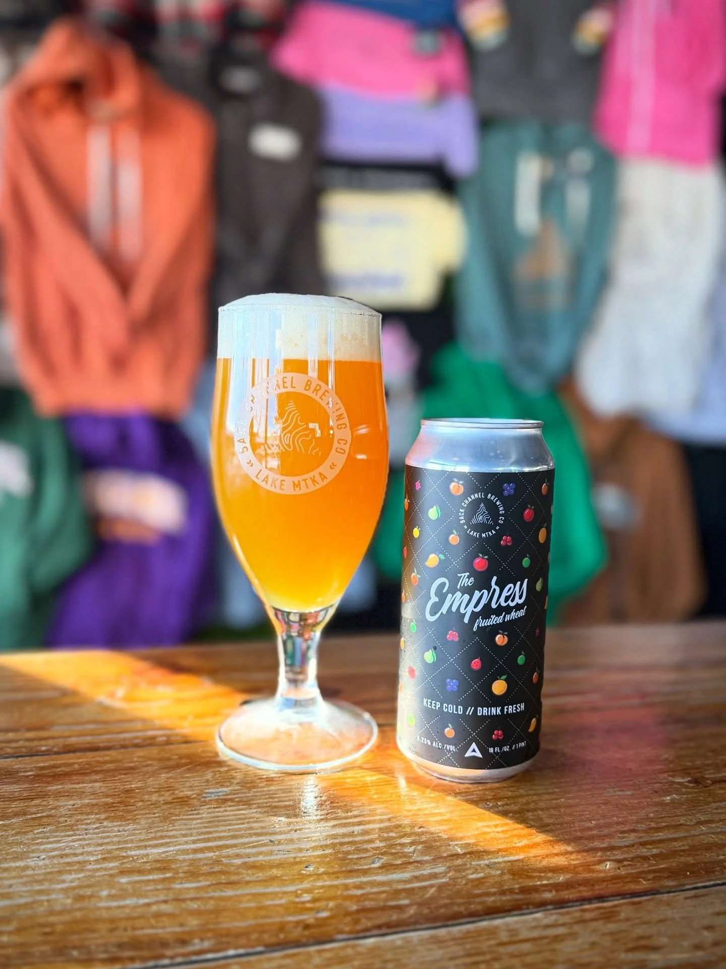 Soon enough, the lake will open up and we&rsquo;ll have floating forms of the Empress cruising all over.

Empress - Fruited Wheat w/ Mango &amp; Tangerine (5.25%)

On tap and available in 4pks.