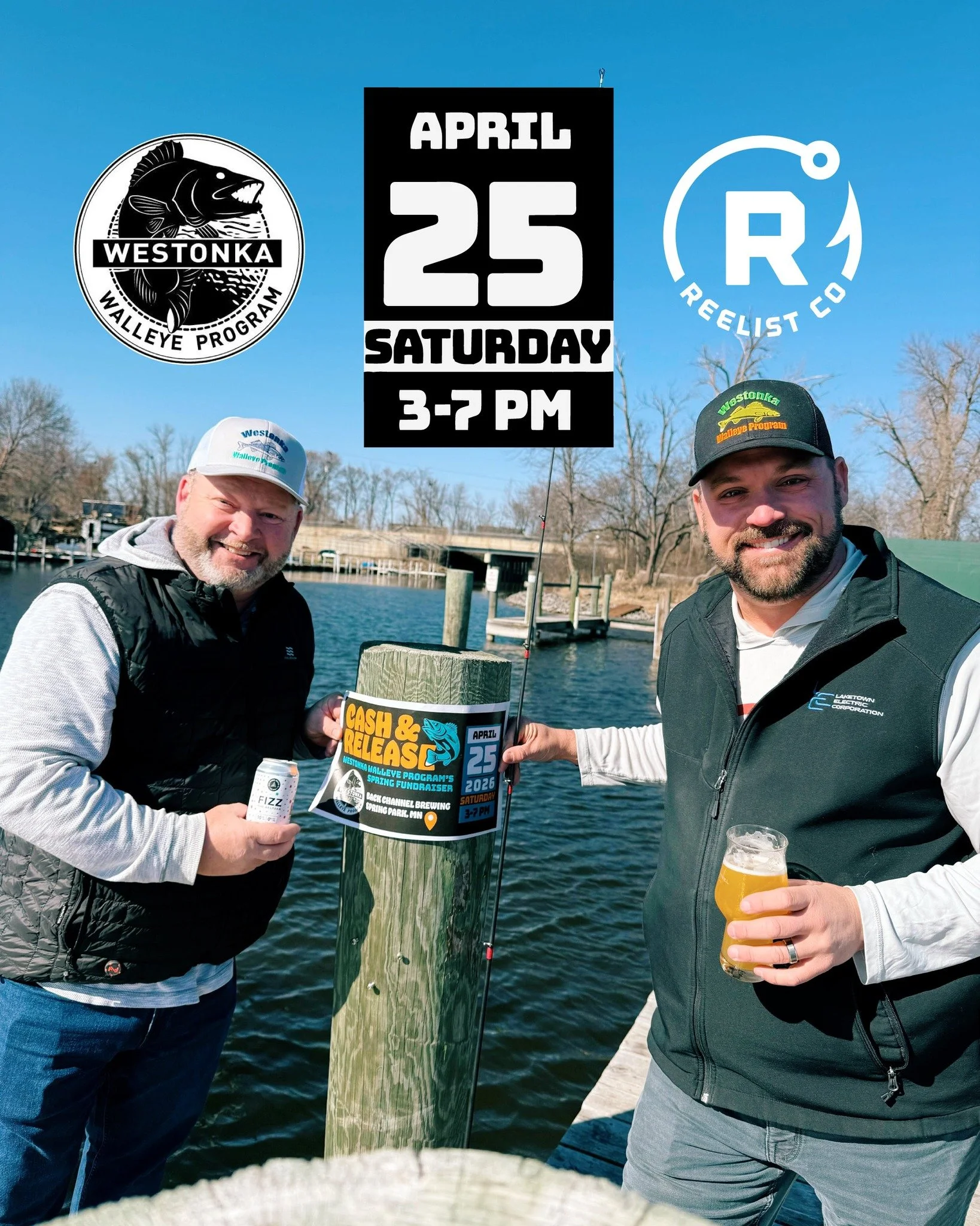 It&rsquo;s that time of year again.

Cash &lsquo;n Release &mdash; Westonka Walleye Program&rsquo;s Spring Fundraiser.

Friday 4/25 // 3&ndash;7 PM

Help raise funds to stock more walleye in Lake Minnetonka.

Cold beer, good fun, and a great cause.

