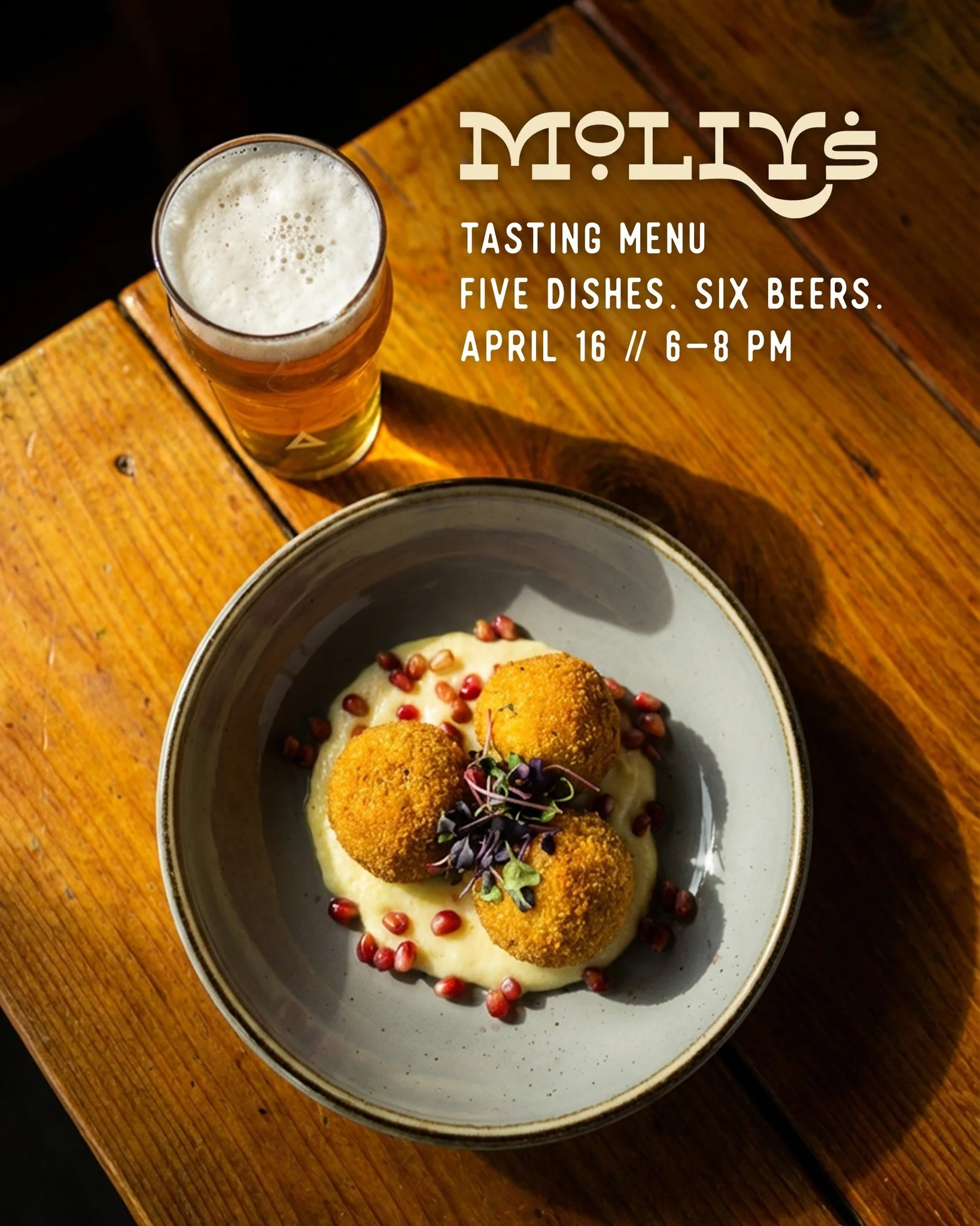 A rare opportunity. A five-course tasting menu with Back Channel beer pairings.

Five dishes. Six beers.

Meet us at Molly's in St. Boni's for this incredible dining experience.

Thursday, April 16
6PM - 8PM

Limited seating.
RSVP now:
952-446-1600

