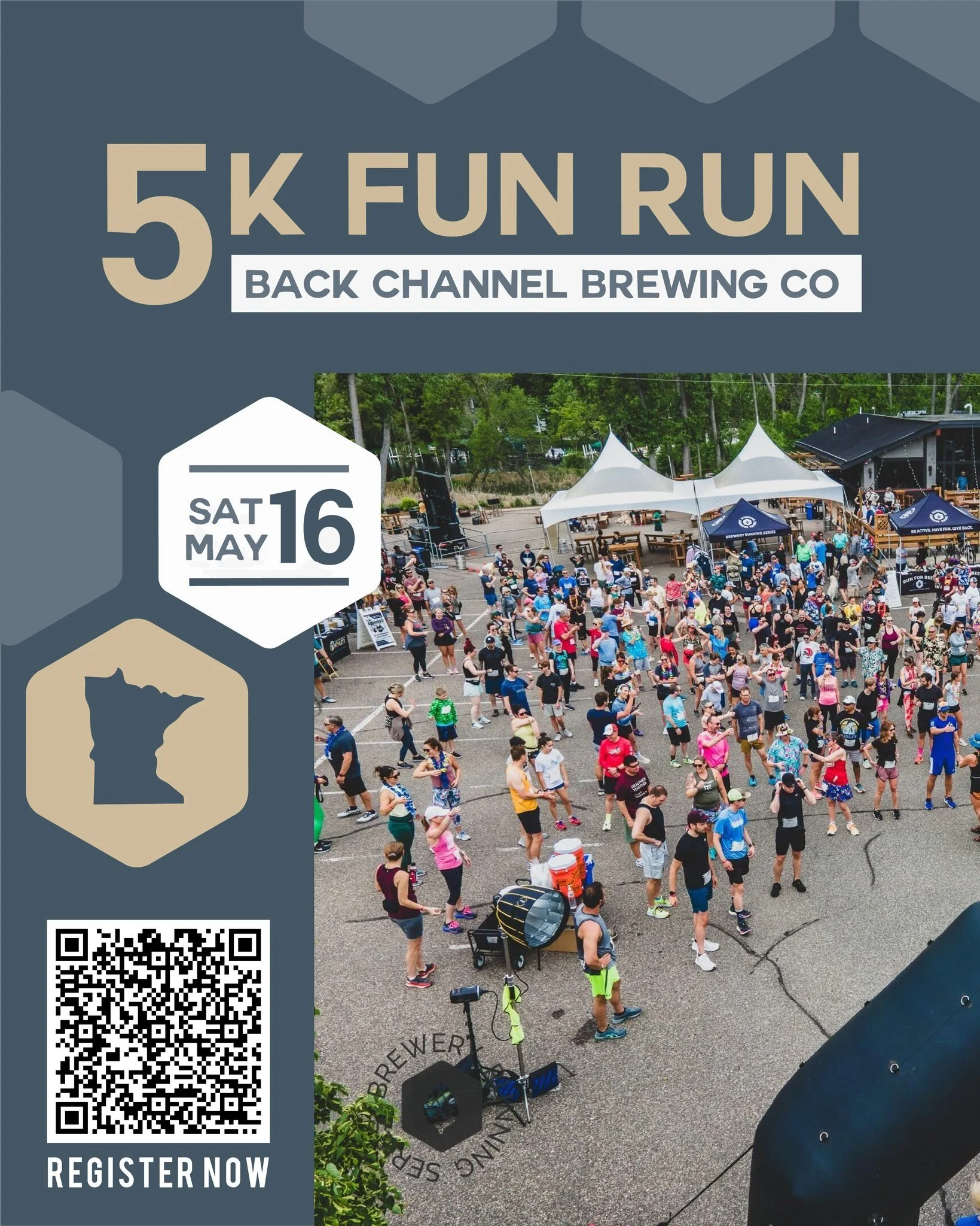 Still time to sign up for the Firehouse 5K.

Firehouse 5K
Saturday, May 16 // 11AM
Back Channel Brewing

A community fun run with the MN Brewery Running Series benefiting the Mound Fire Department.

One free drink at the finish line. Food, music and 