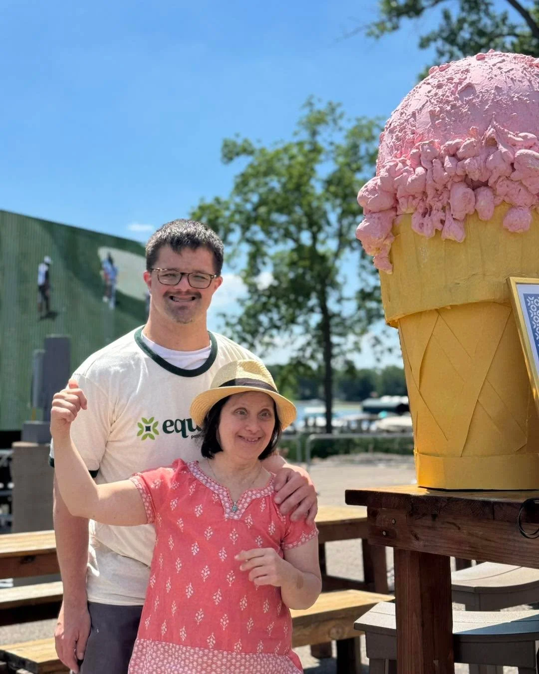 Equality and on the Lake is going from 1-4PM. The great folks from eQuality: Pathways to Potential (@equalityptp) are here serving their delicious ice cream, the perfect antidote to a hot and sunny day.

Try any of their four flavors and feel good ab