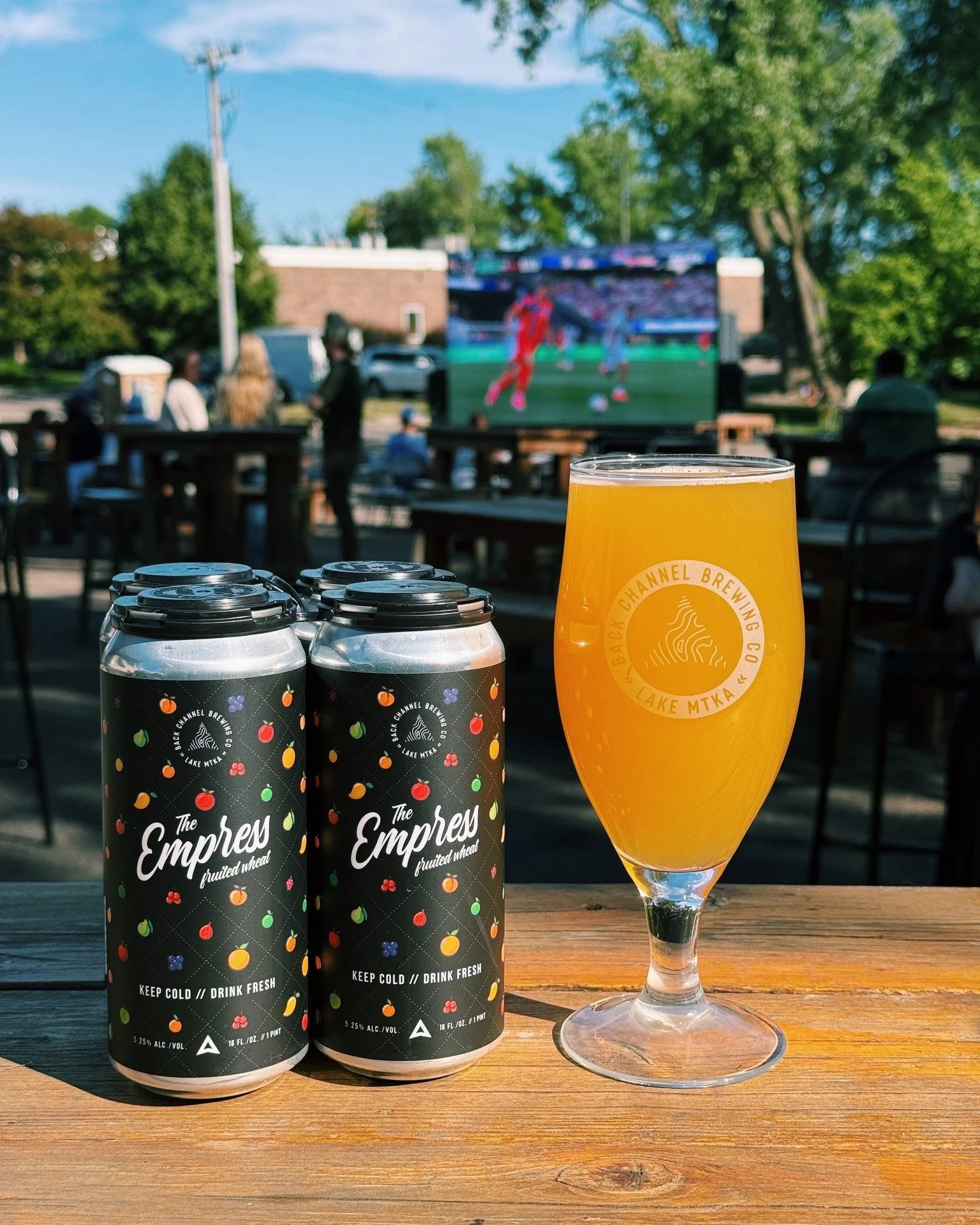 Some beers were made for summer.

The Empress (5.25%) &ndash; Fruited Wheat (Pineapple, Cara Cara, and Calamansi)

Light // Fruity // Fluffy

It might be the perfect patio beer while you wait for Team USA to take the field Friday at 2PM on the Jumbot