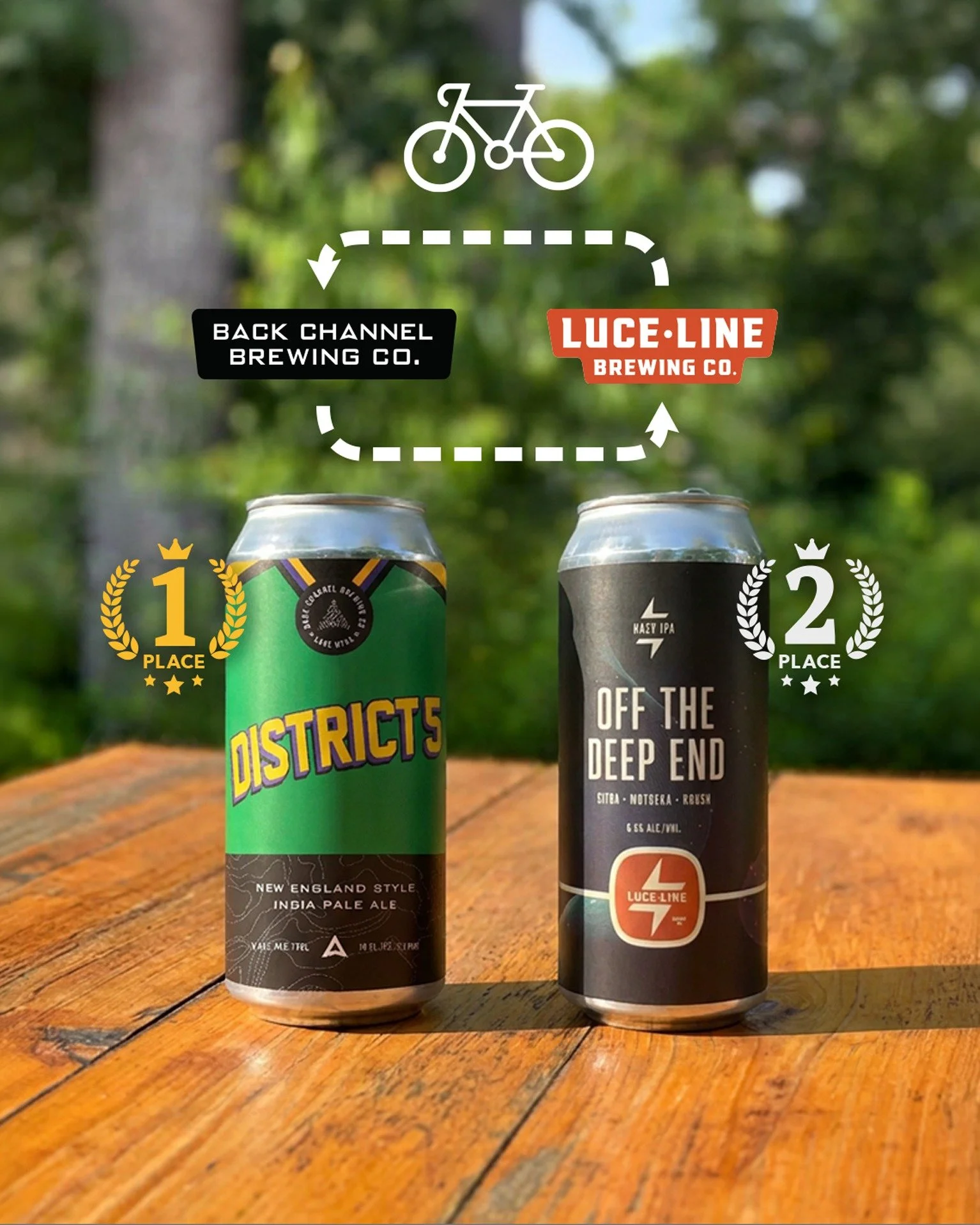 What&rsquo;s better than an award-winning hazy IPA?

Two of them.

Join Back Channel Brewing and @lucelinebrewing, the 1st and 2nd place winners in the 2026 MN Brewers Cup Hazy IPA category, for a self-guided ride connecting our taprooms via the Luce