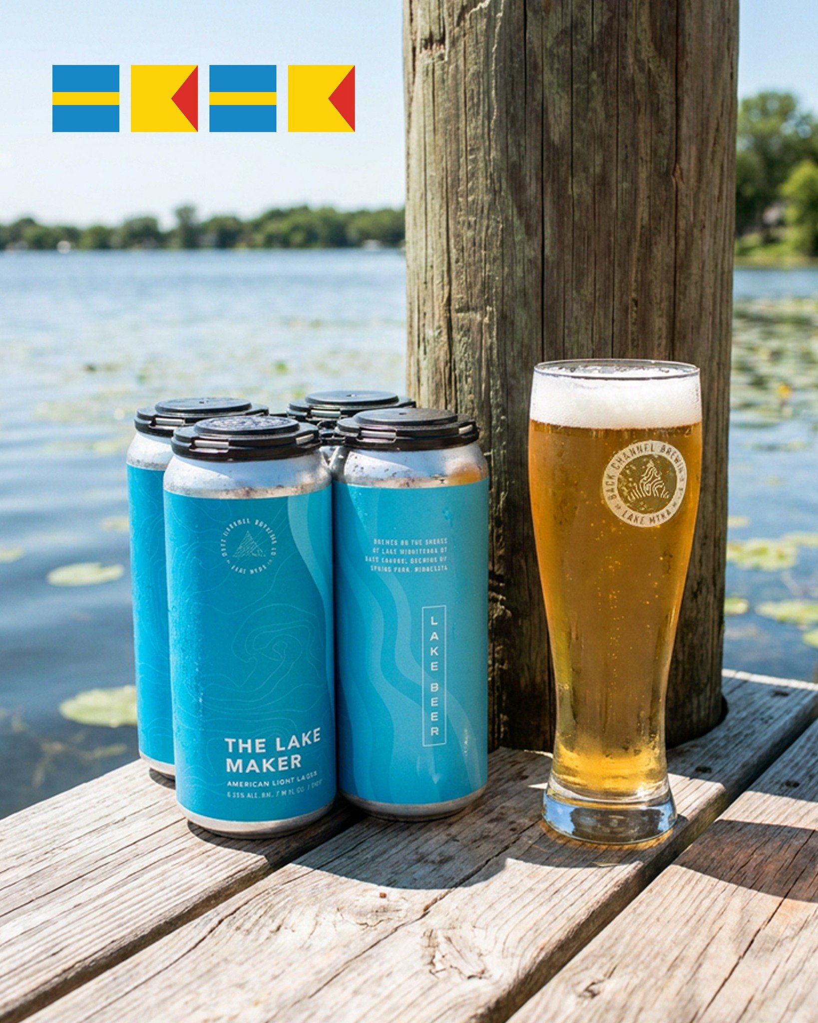 Lake days call for lake beer.

Whether you&rsquo;re cruising on Tonka, relaxing on the dock, or stopping by the taproom after a day on the water, The Lake Maker is built for summer.

The Lake Maker

American Lager &bull; 5.25% ABV

Light // Crisp // 