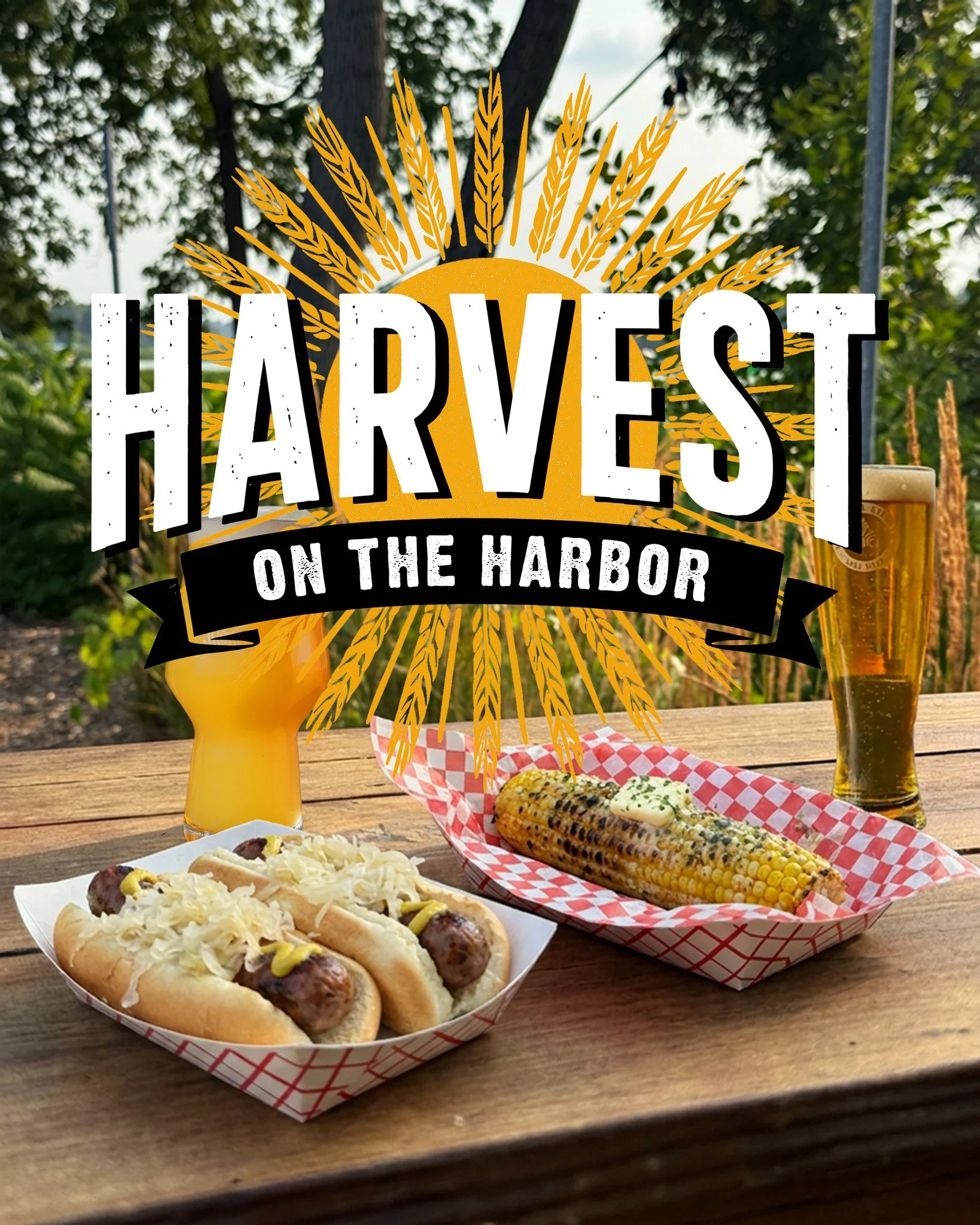 This Saturday! Come celebrate the season with us at Harvest on the Harbor.

August 22 // 12&ndash;6PM

Spend the afternoon by the lake with:
&bull; @freshpickins Corn Roast
&bull; Brats, hot dogs &amp; desserts from the @excelsior113 and @moundmasoni