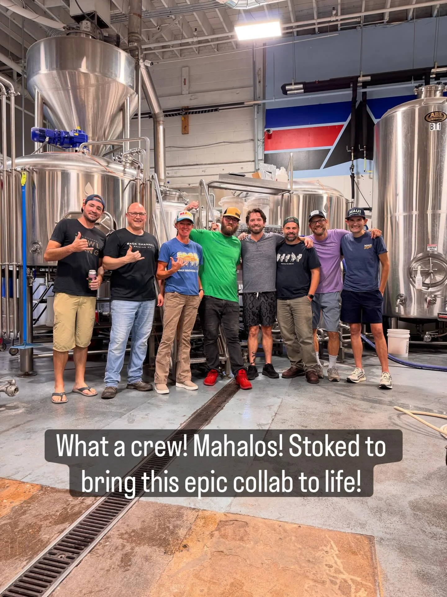 What an incredible Monday collaborating with the @mauibrewingco crew! Always great to learn new things, share stories, and connect with dope humans! Stay tuned for an epic New Zealand pilsner. Ōkole maluna.