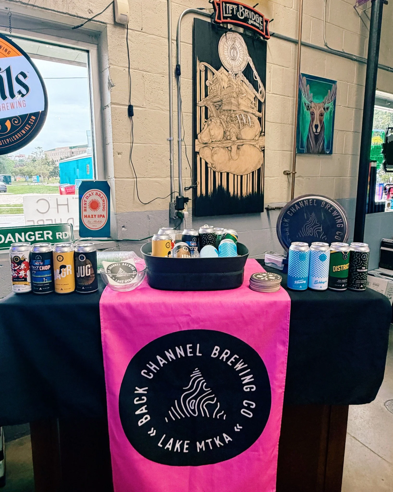 Back Channel is hitting the road.

Reilly is at @jacksbottleshopmn today until 5PM pouring samples, and we&rsquo;re taking over as their Brewery of the Month!

Miss him today? He&rsquo;ll be back at Jack&rsquo;s September 26 from 2&ndash;5PM, but tha