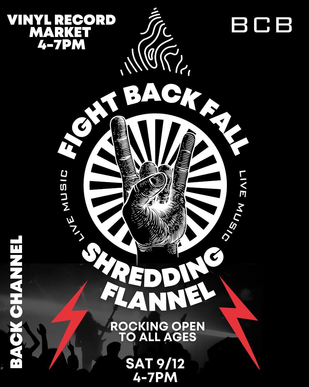 Summer&rsquo;s not over until we say it is.

FIGHT BACK FALL with us Saturday, September 12, with live music from @shreddingflannel and a Vinyl Record Market from 4&ndash;7PM.

Saturday, September 12 // 4&ndash;7PM

Dig through some records, grab a b