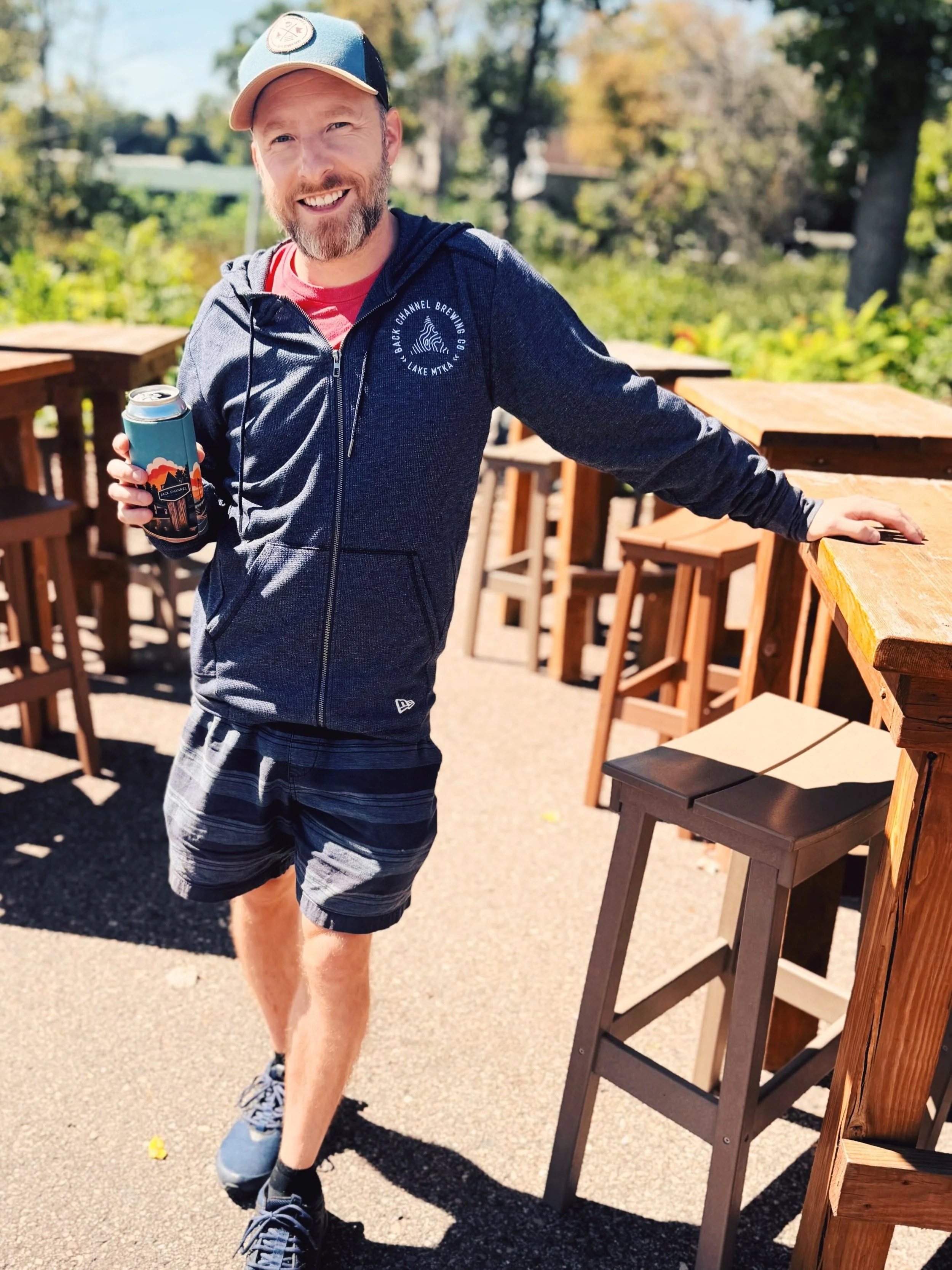 Hoodie season is creeping in.

Our new heather navy full-zip hoodie is here.

And because your beer deserves some cool gear too, our brand new 16oz can coozies just landed.

Both available now in the taproom!