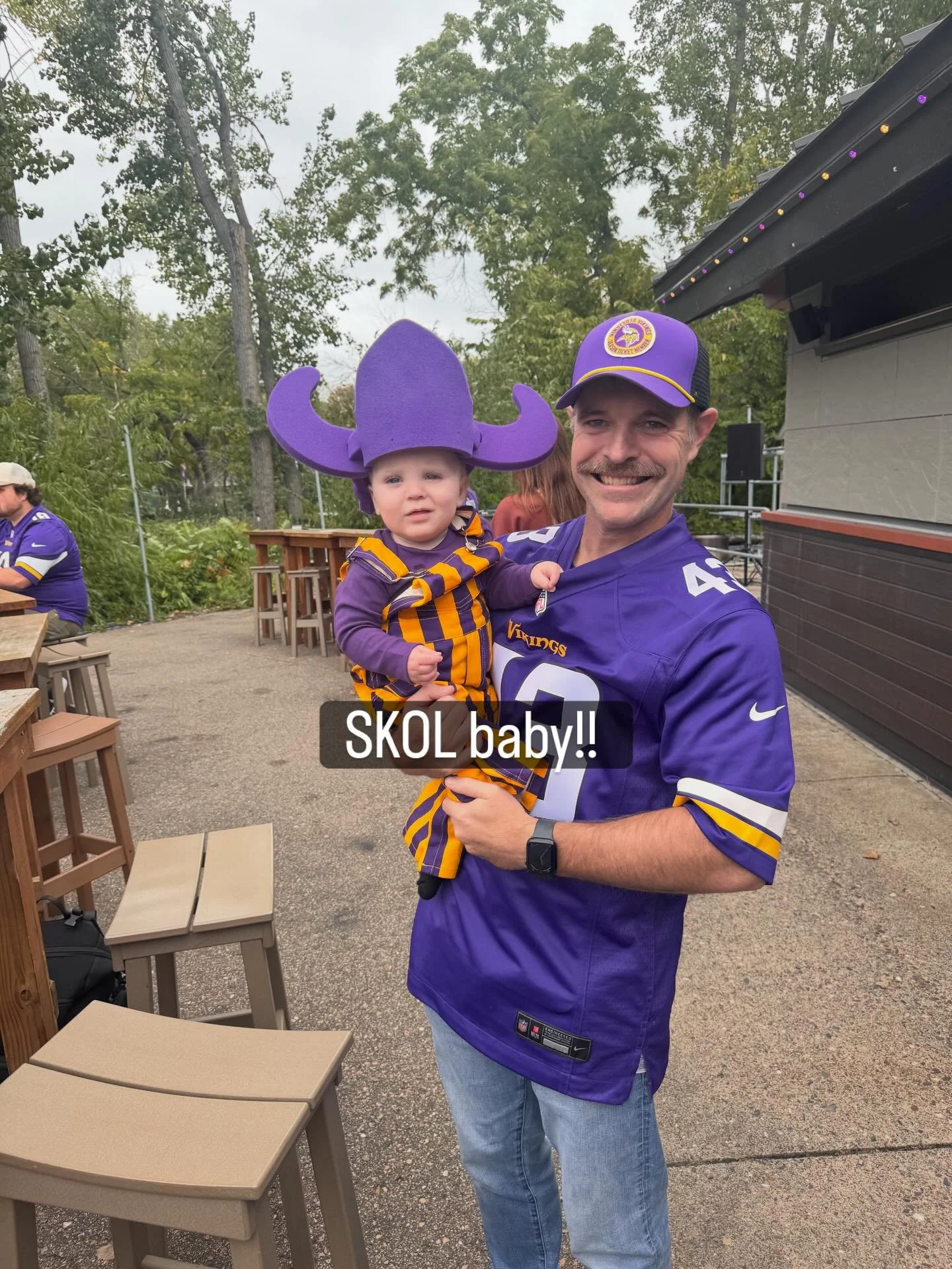 The Back Channel Stadium is filling up, and we are 20 minutes from kick-off! SKOL!