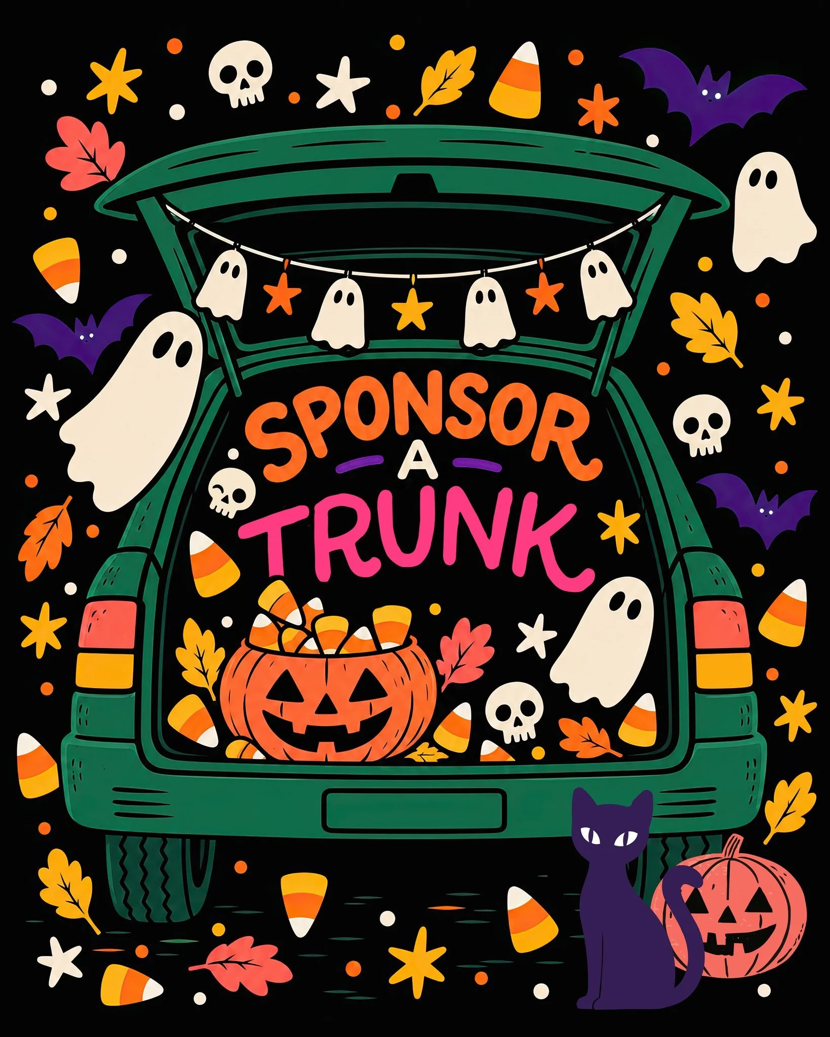 🎃 Join us for Back Channel&rsquo;s Trunk or Treat! 👻

We&rsquo;re inviting local businesses to participate on Saturday, October 31, from 11:00 AM&ndash;2:00 PM. 

Thank you to our presenting sponsor, @northmenelectric!

Last year, more than 800 chi