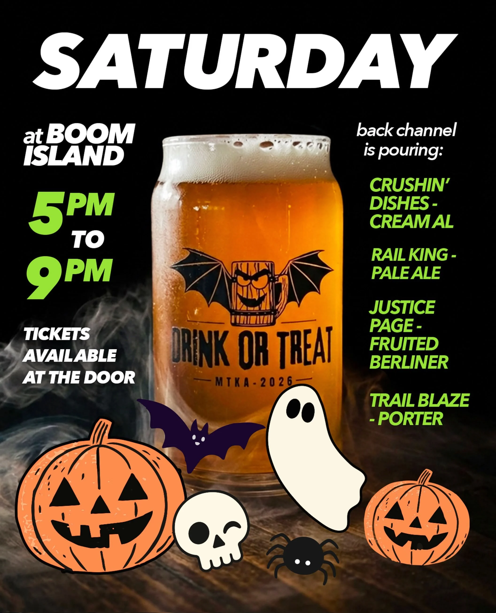 Nine breweries. One big Halloween party.

We&rsquo;re joining our friends at Boom Island Brewing  @boomislandbeer tomorrow for their 2nd Annual Drink or Treat, and you&rsquo;re invited!

Come sample some great Minnesota beer, show off your Halloween 