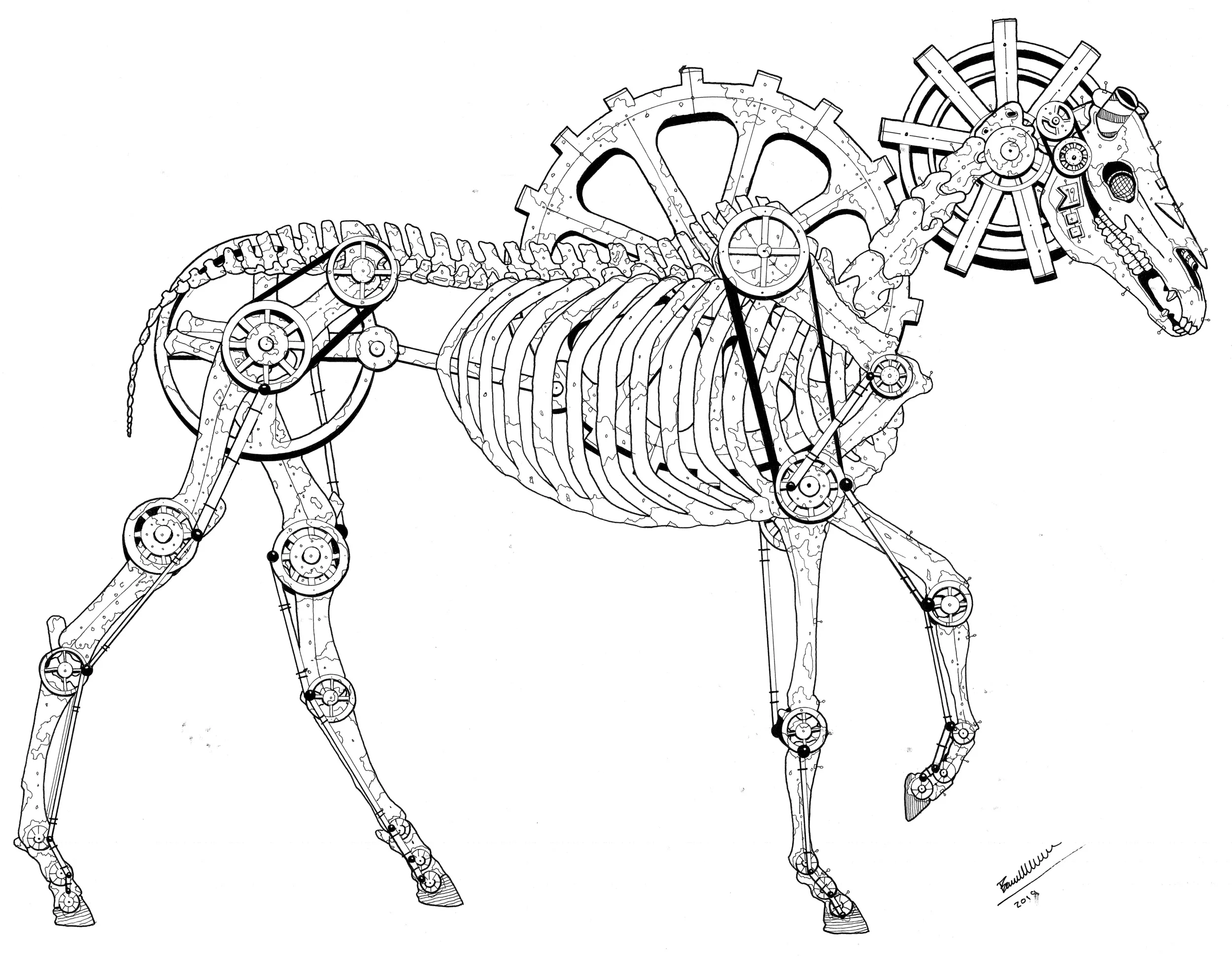 Horse Locomotive