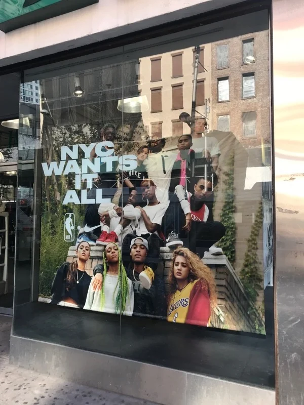 NIKE x NBA CAMPAIGN (NYC STORE DISPLAY)