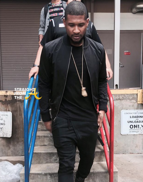 USHER - AFTER SPEAKING AT GEORGIA STATE UNIVERSITY (PHOTO BY BEIJA VELEZ)
