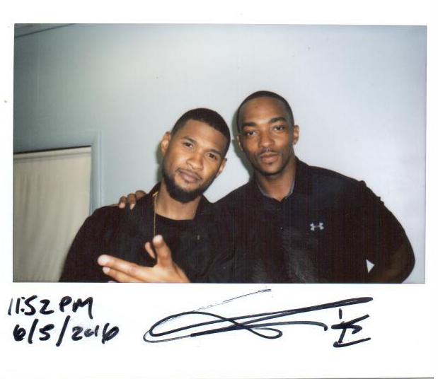 USHER - ANTHONY MACKIE (POLAROID BY BEIJA VELEZ)